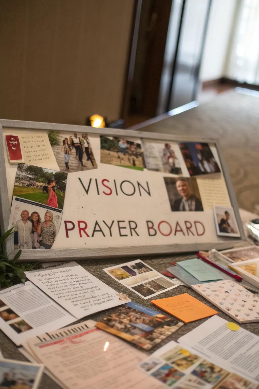 Blend vision and prayer into one inspiring board.