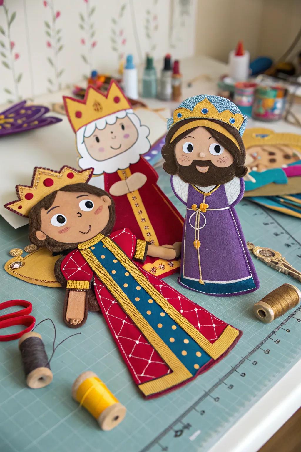 Act out Esther's story with these charming puppets.