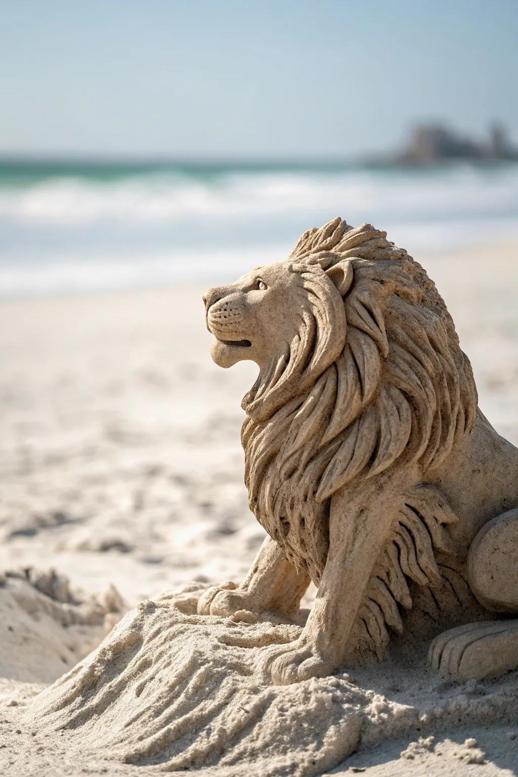 Unleash your creativity with stunning animal-themed sand art. Feel the magic of the wild with every grain!