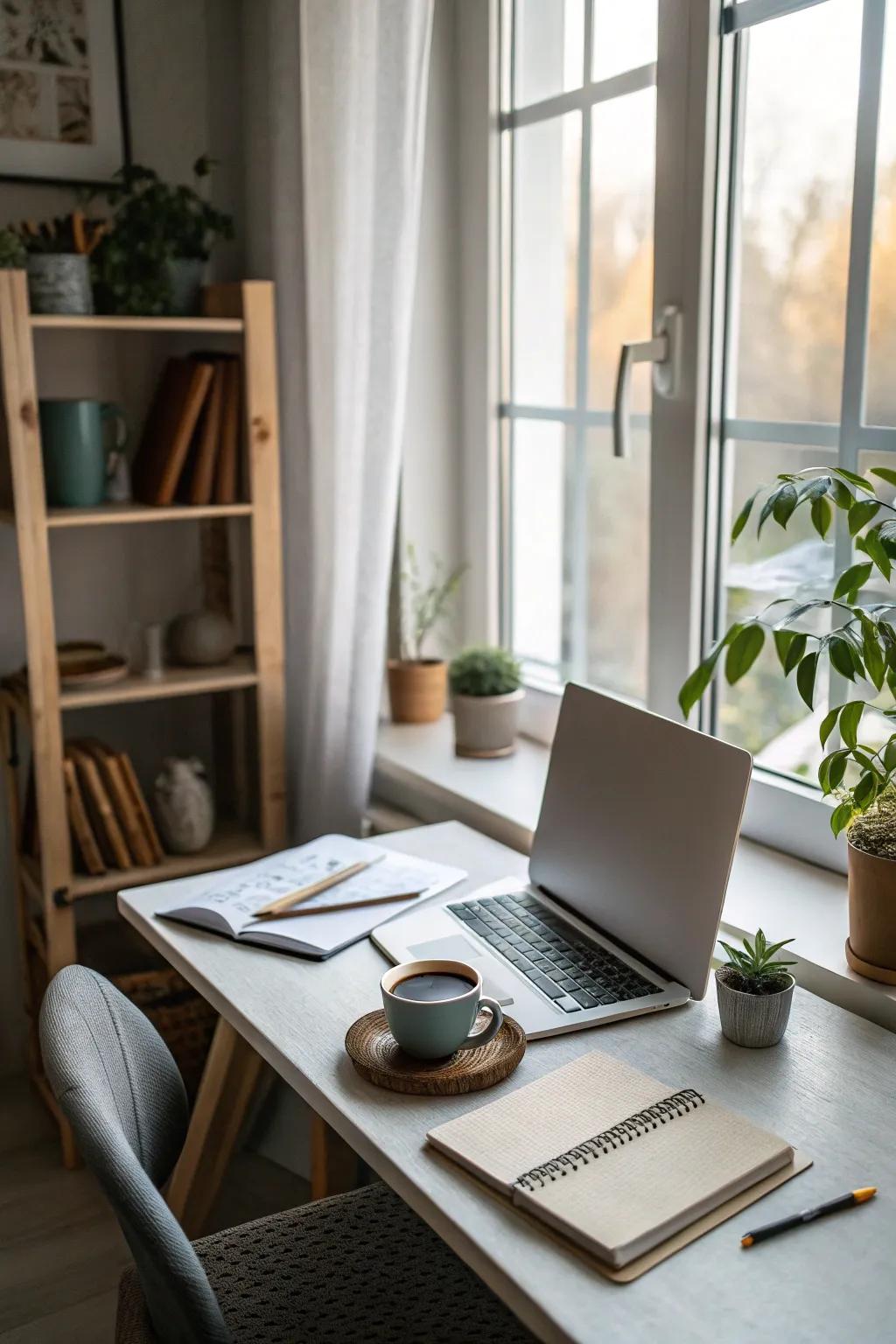 Natural light can enhance any workspace.