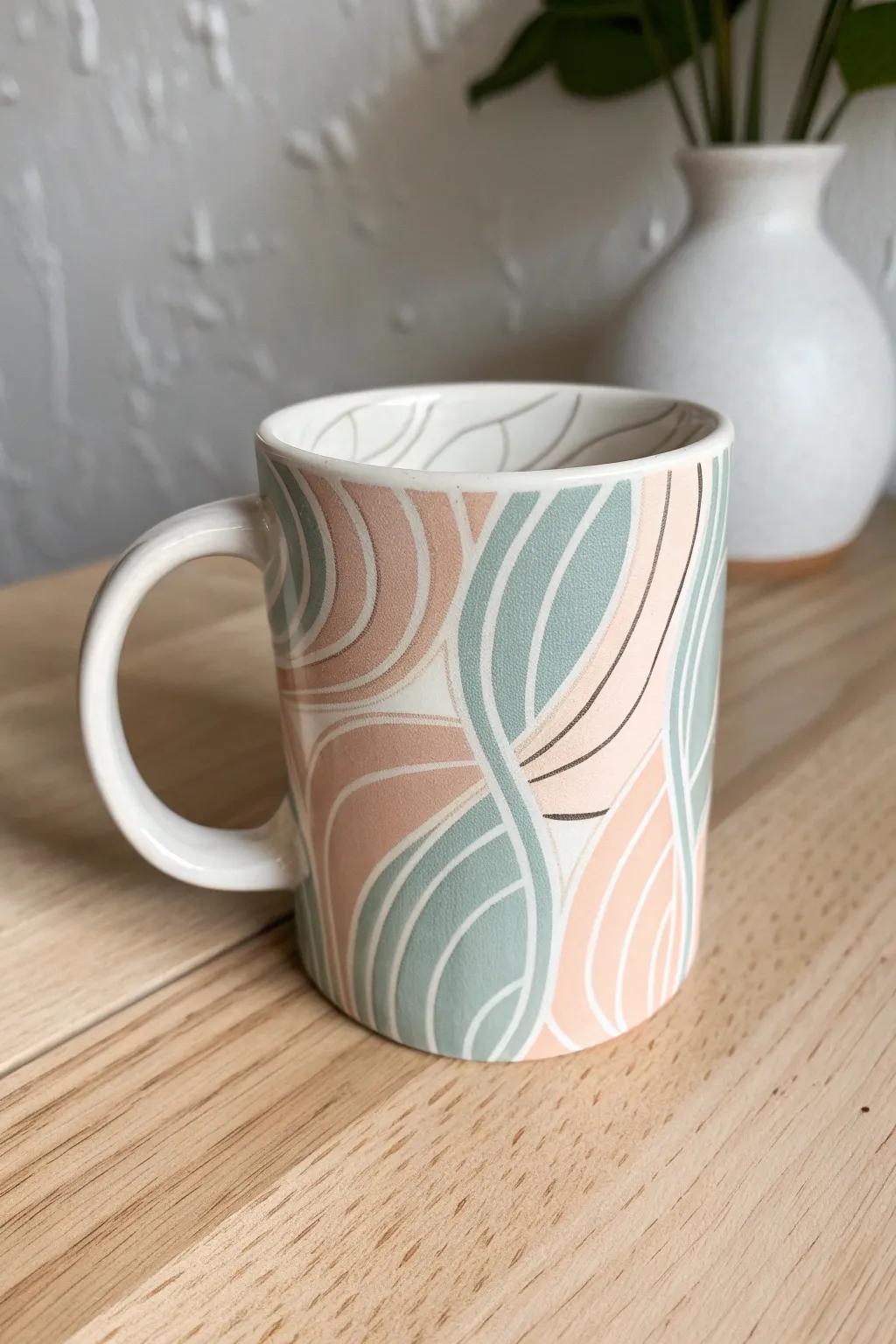 Embrace mystery and modernity with abstract elegance in your kitchen.