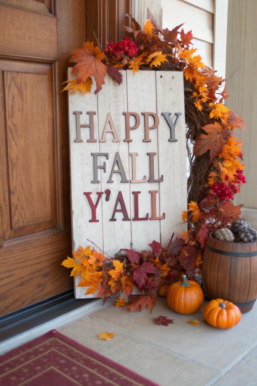 Welcome autumn with rustic charm and vibrant hues. 🍂🍁