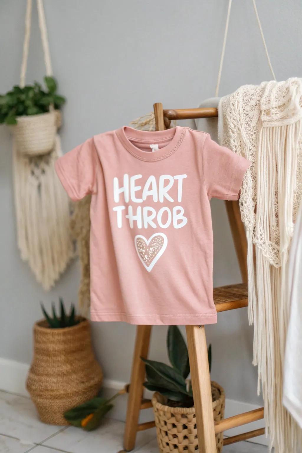 Adorable and artsy: a toddler tee that's sure to charm with its playful vibe.