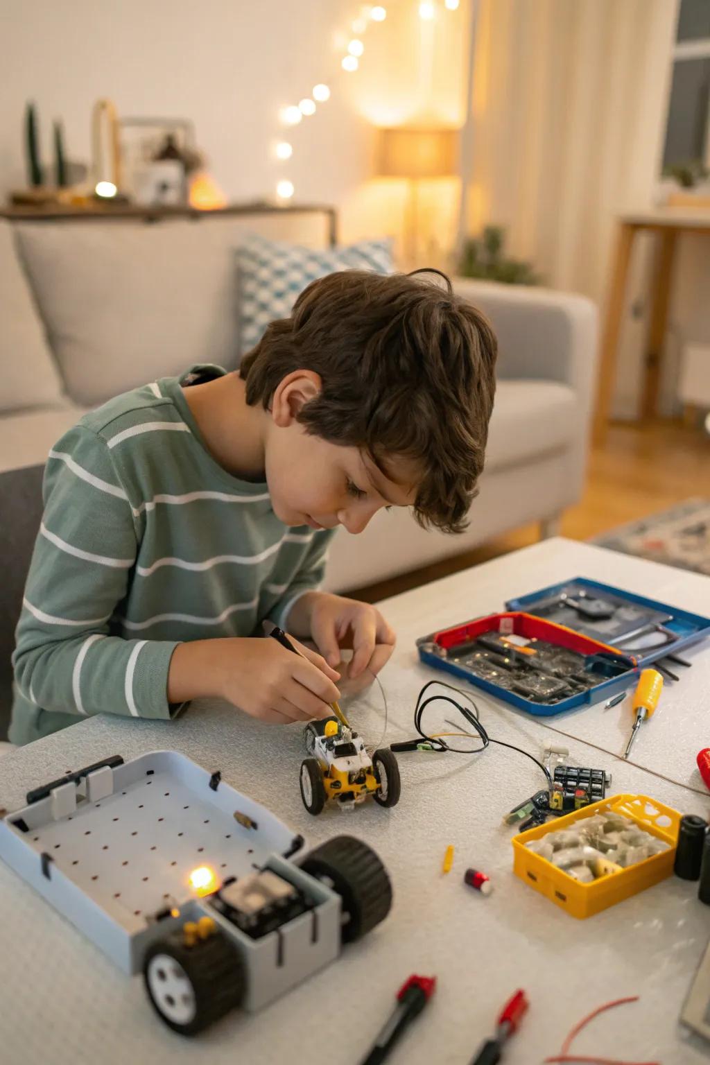 Building a robot is a rewarding and educational experience.