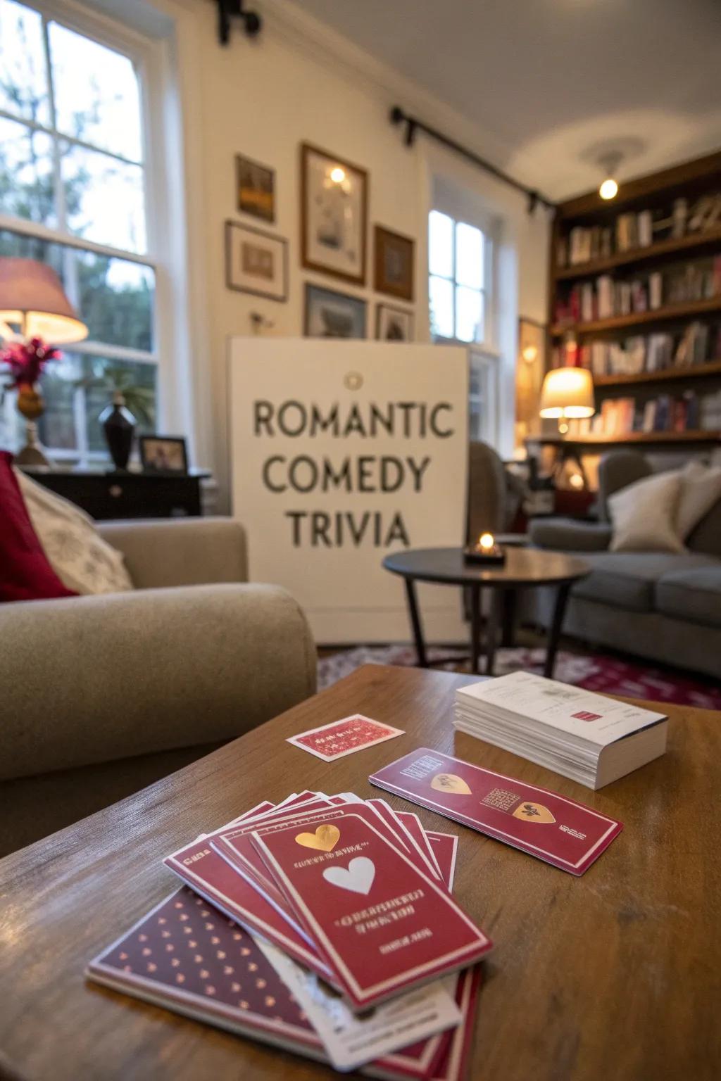 Challenge your memory with a Romantic Comedy Trivia night.