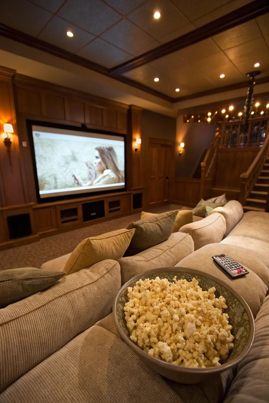 Enjoy a night in with a movie marathon and your favorite films.