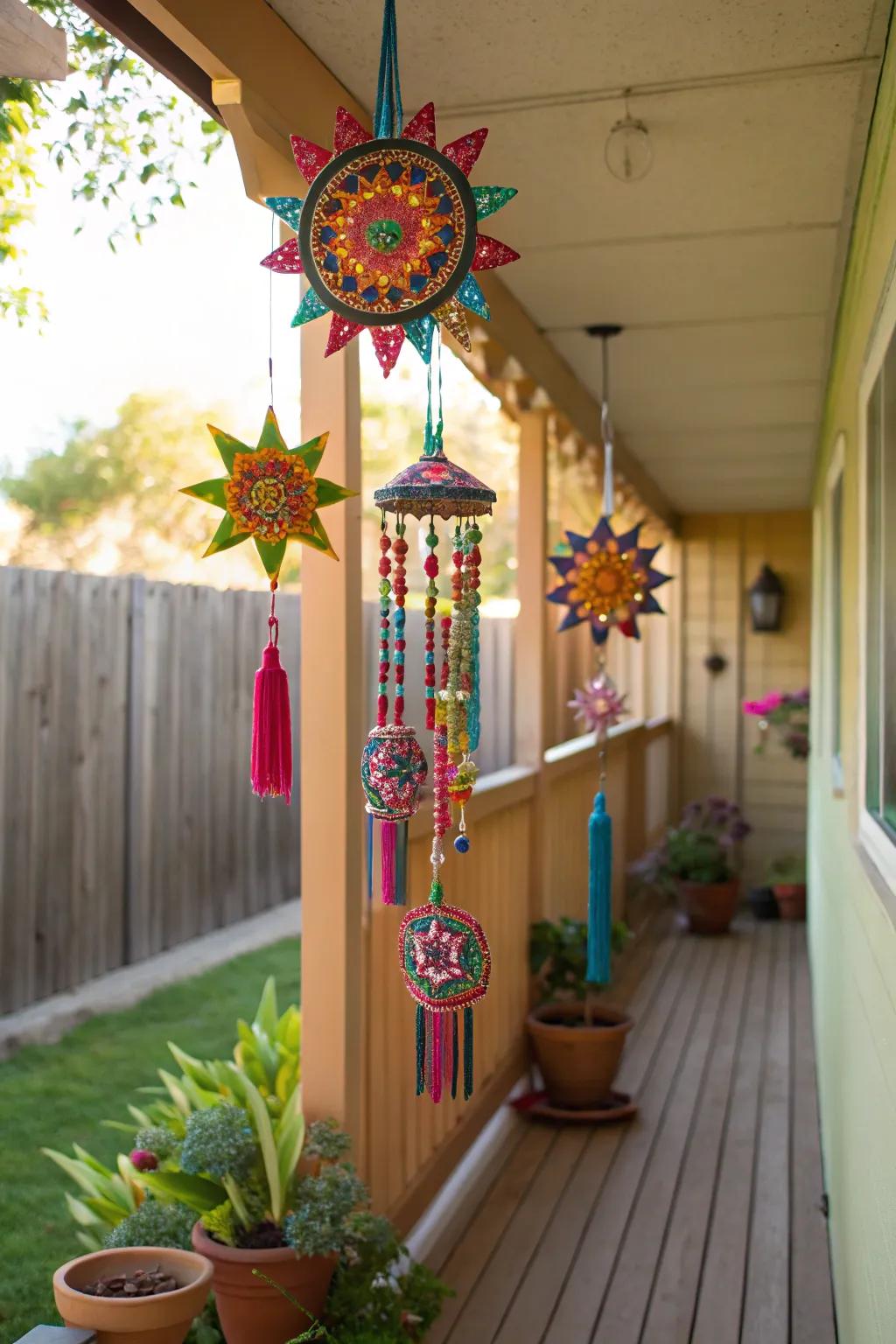 Add a touch of melody to your outdoor space with custom wind chimes.