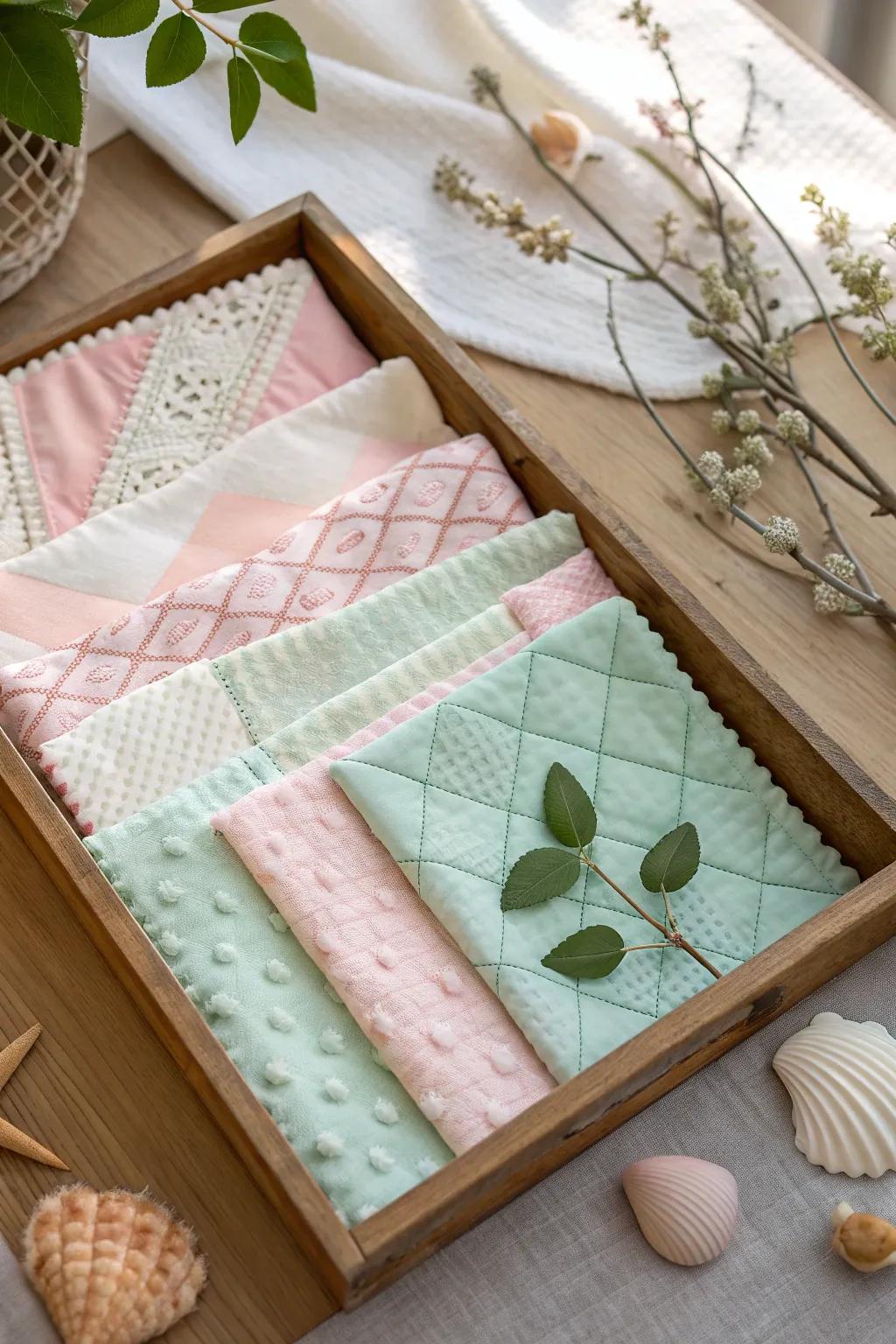 Transform old clothes into stunning art: embrace creativity with upcycled fabric collages.