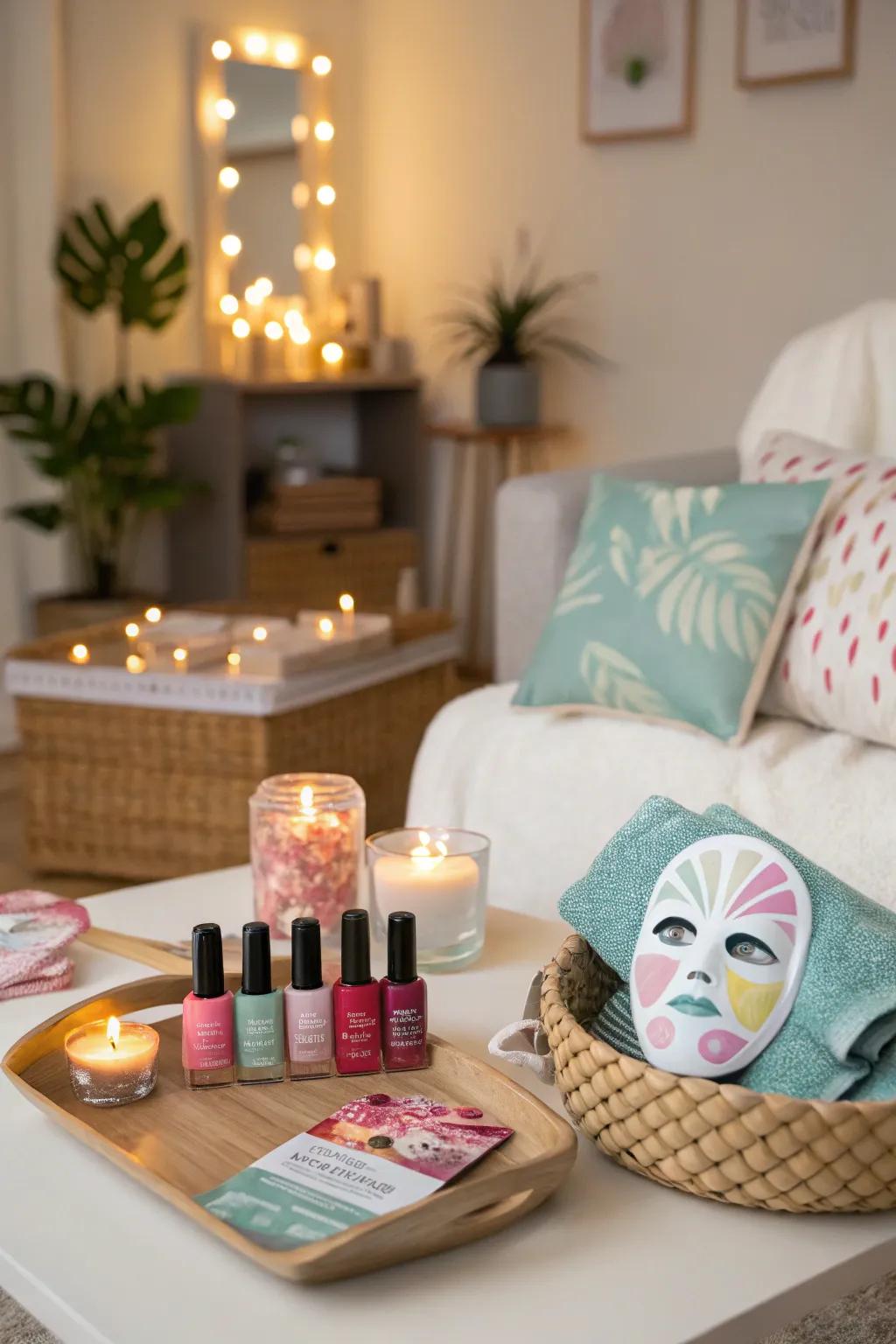 Relax and rejuvenate with a DIY spa day at home.