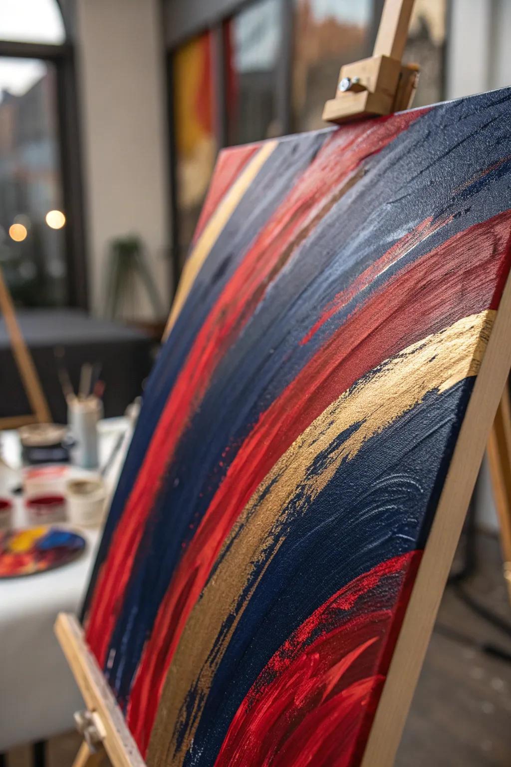 Unleash the power of abstract art with bold, expressive techniques.