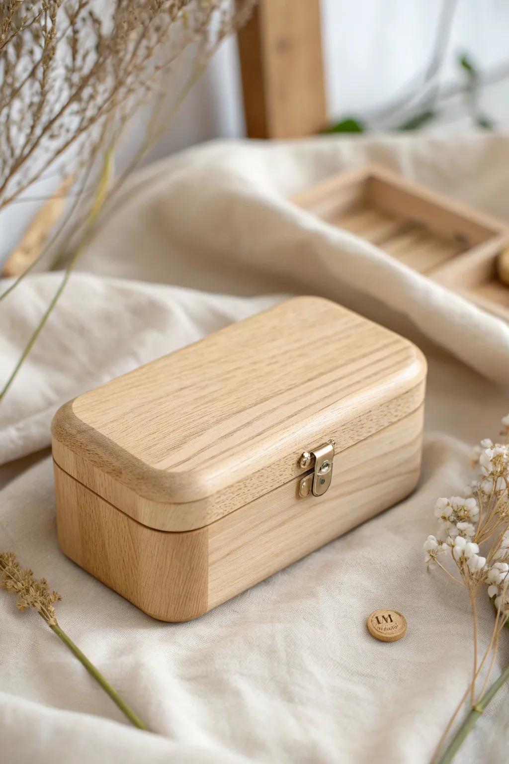 Stay prepared in style with this chic minimalist band-aid case. Perfect for those who value simplicity and craftsmanship on the go.