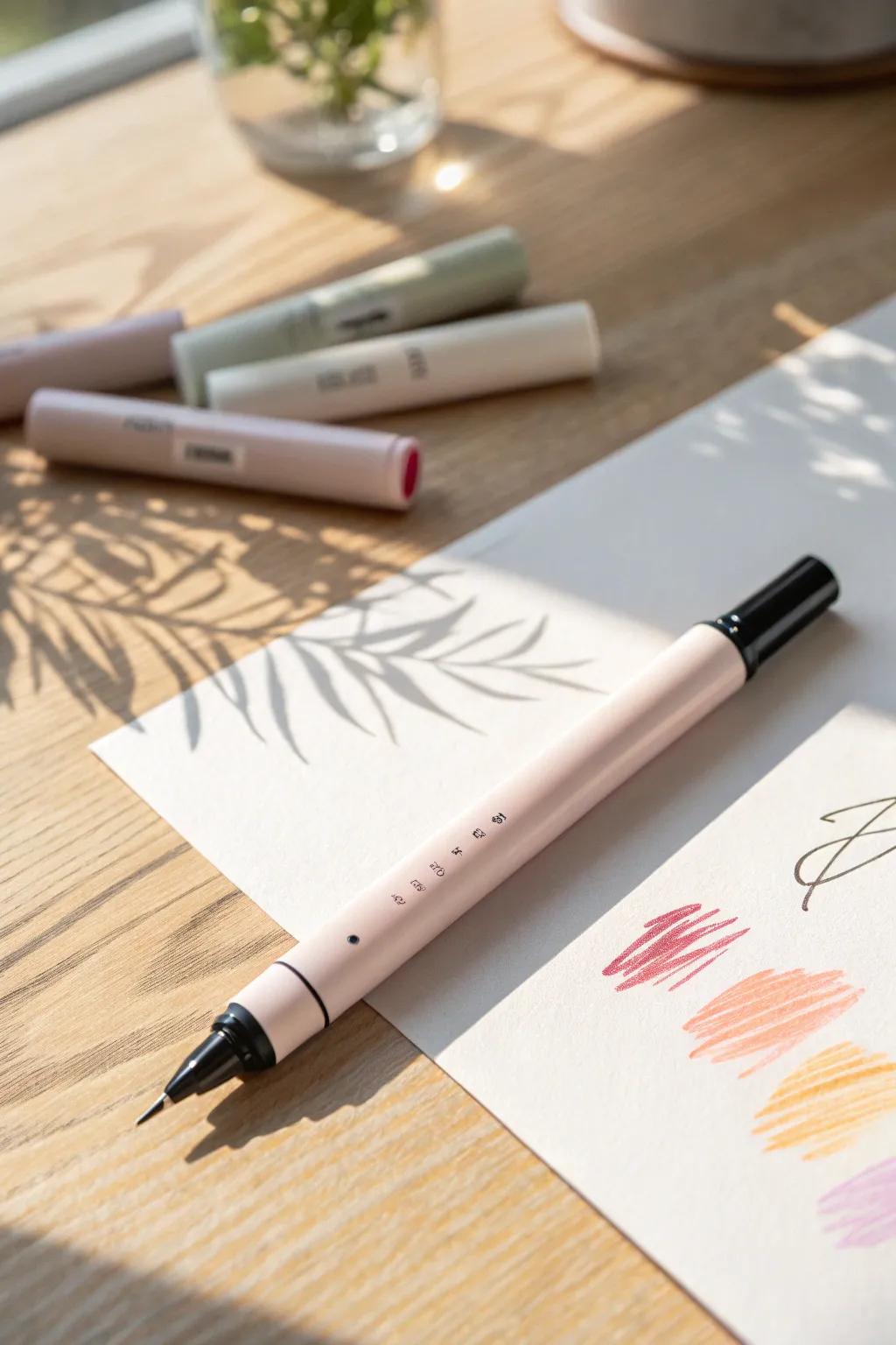 Elevate your creativity with the bold simplicity of a single marker.
