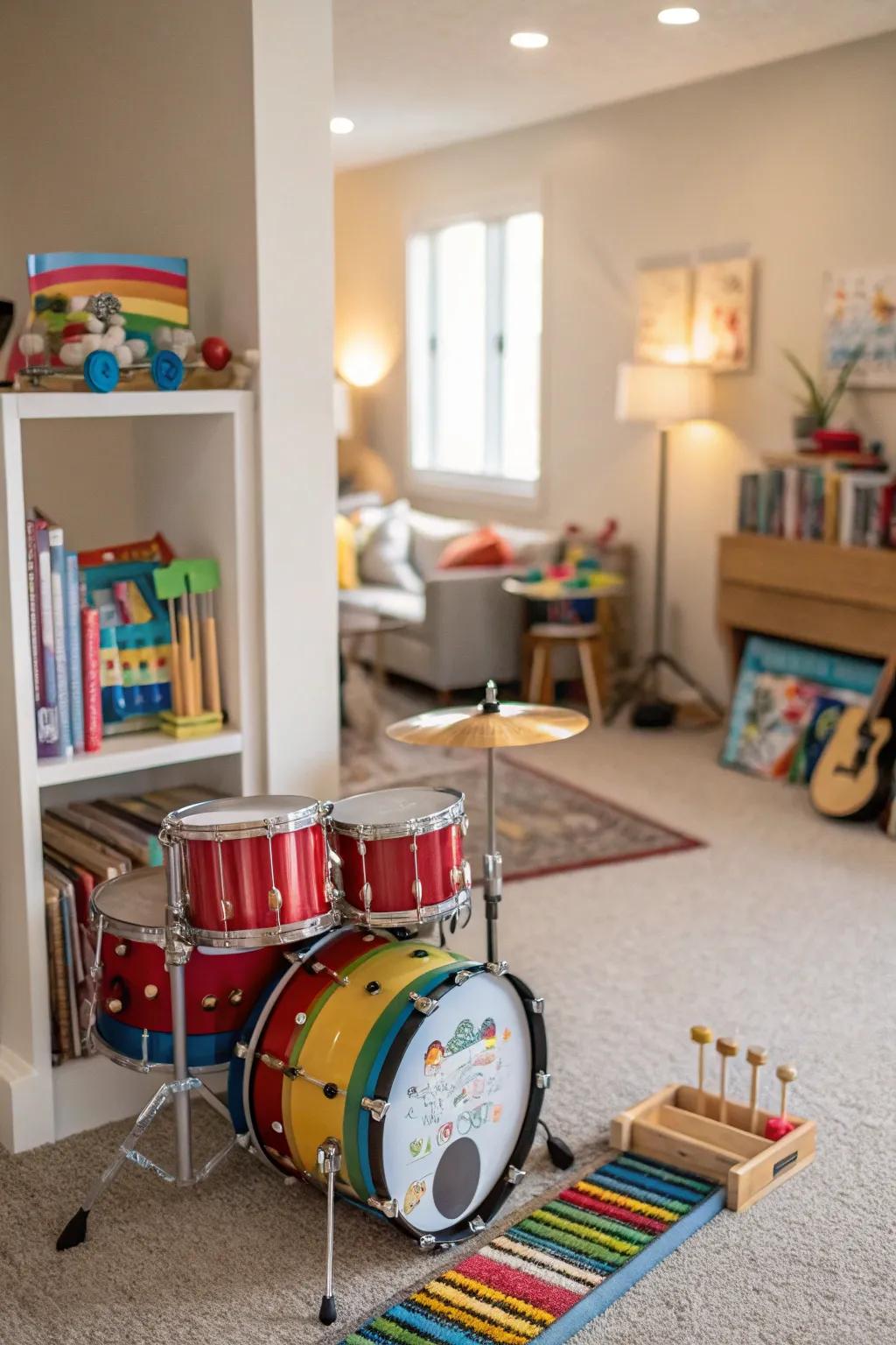 Introduce the joys of music with a set of instruments perfect for little hands.