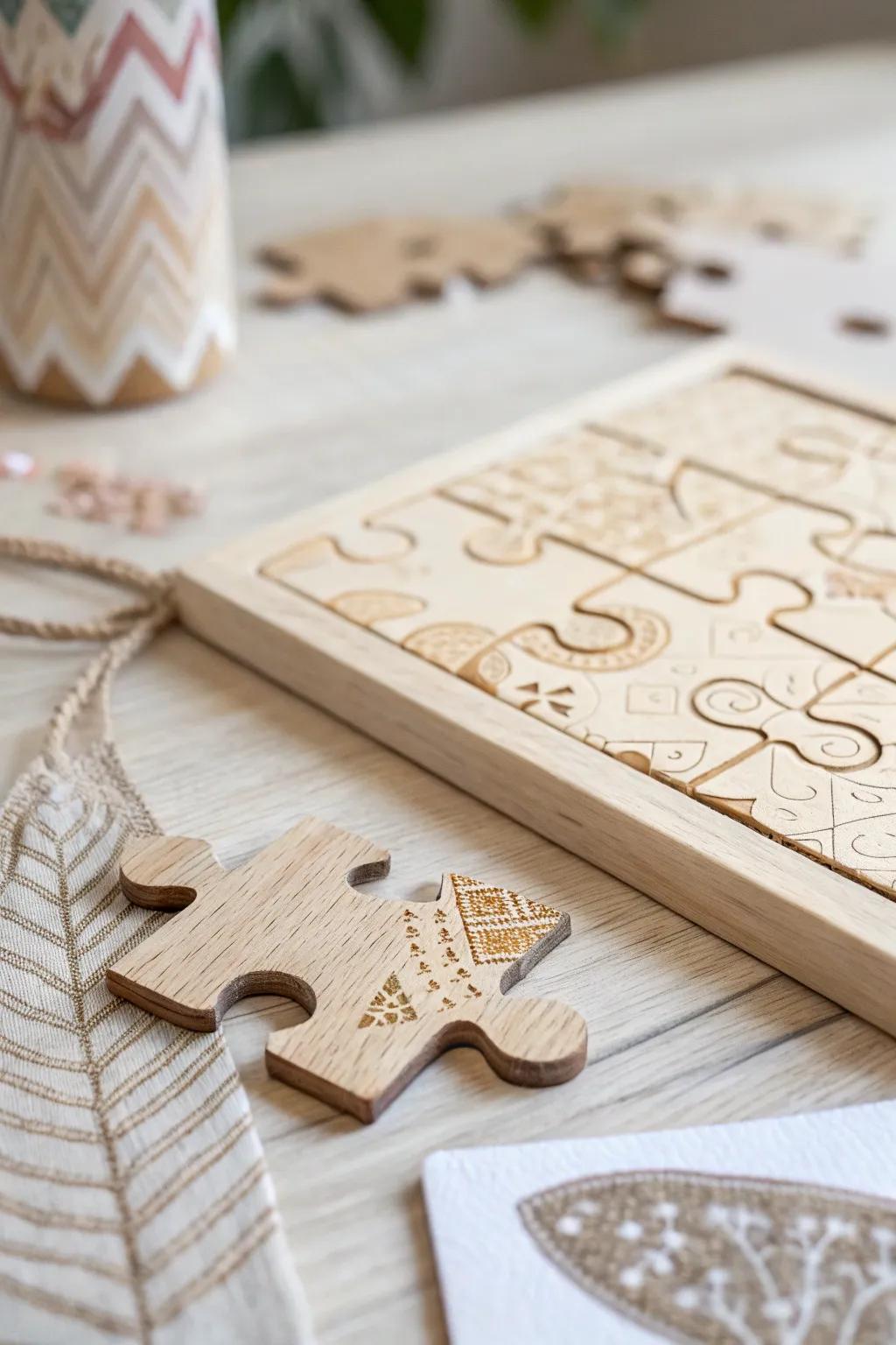 Unlock the joy of discovery with a punch board puzzle that combines simplicity and playfulness.