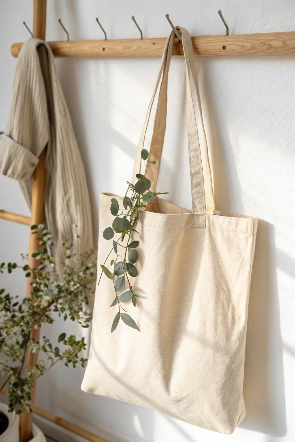 Carry your groceries in style with this eco-friendly tote, where simplicity meets sustainability.