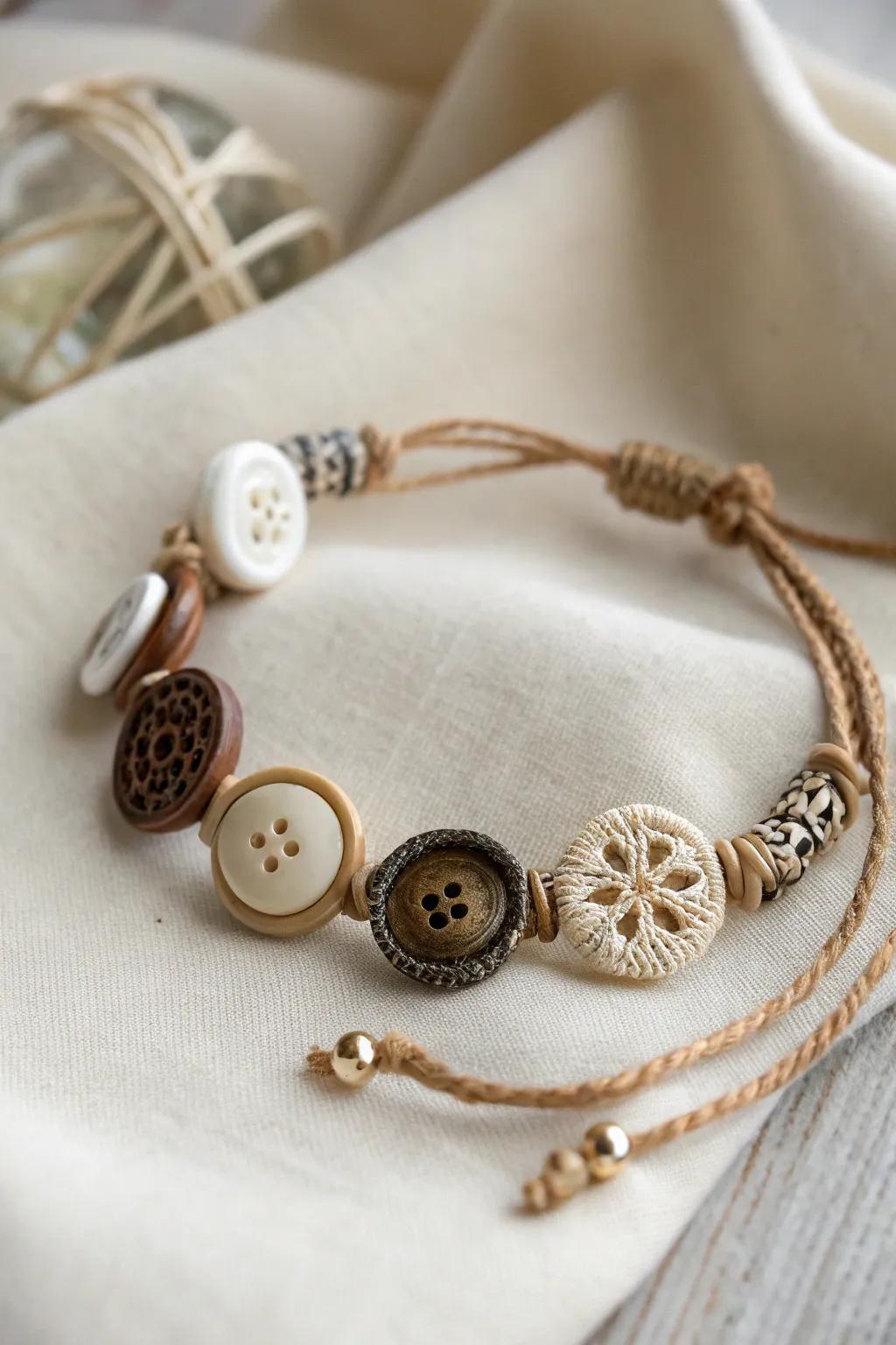 Button Charm Bracelets: Wear a story, embrace the beauty of simplicity and craftsmanship.