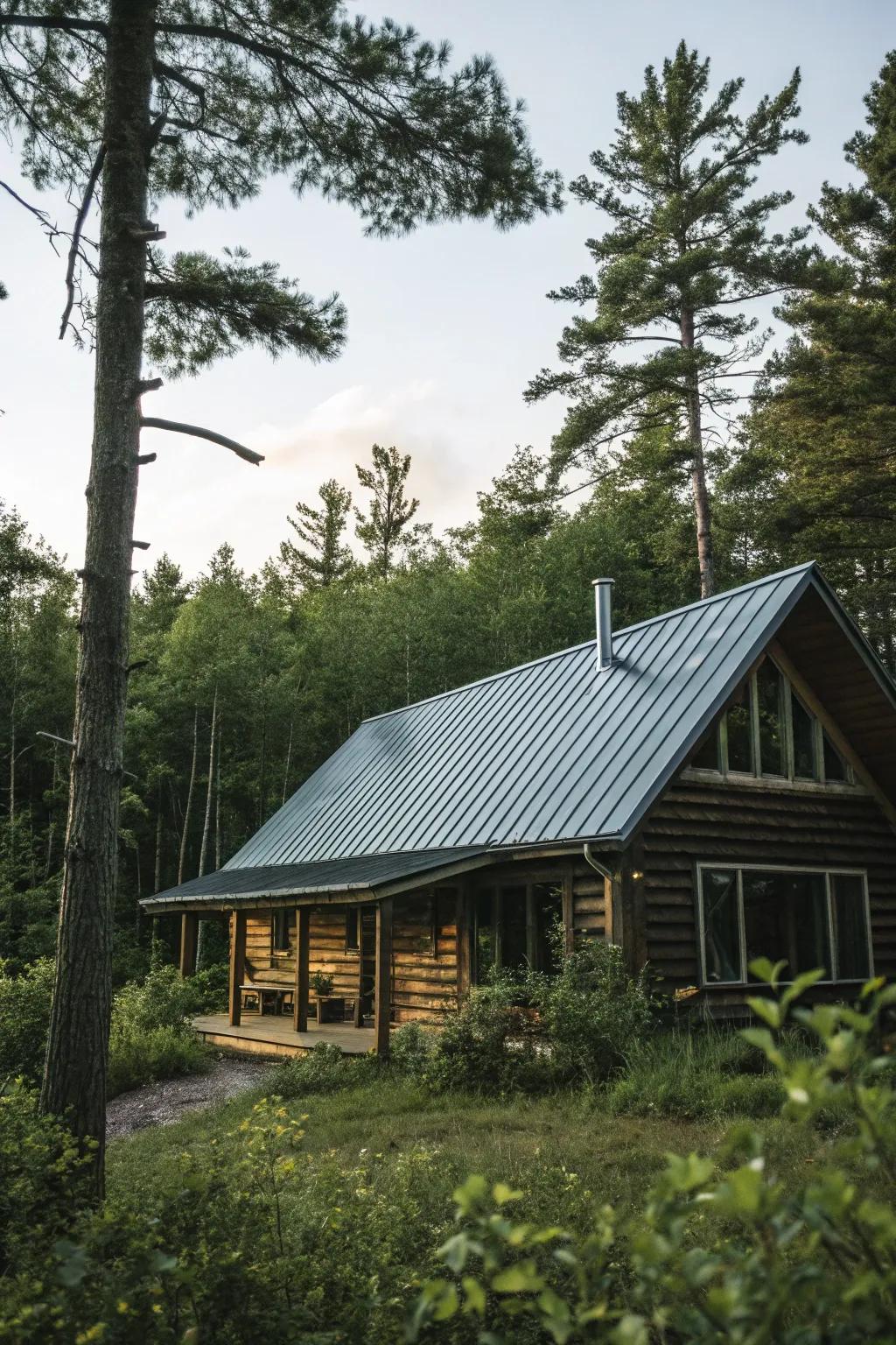 Sleek metal roofing for a modern touch and durability