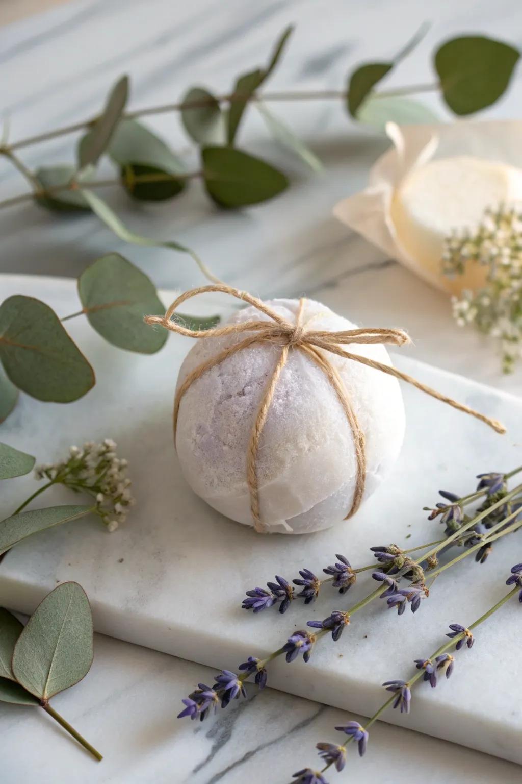 Treat yourself or a neighbor to the soothing simplicity of handmade bath bombs.