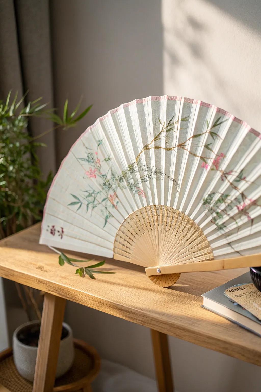 Transforming scraps into elegance: Discover the art of DIY Chinese fans.