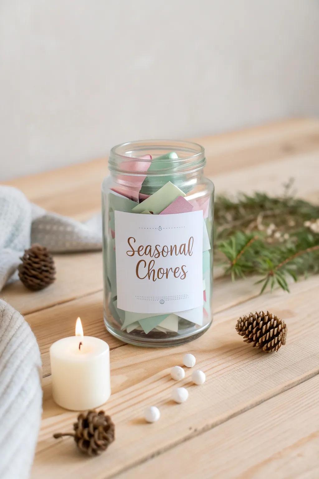Embrace the seasons with a touch of elegance. 🌿✨ #SeasonalChores