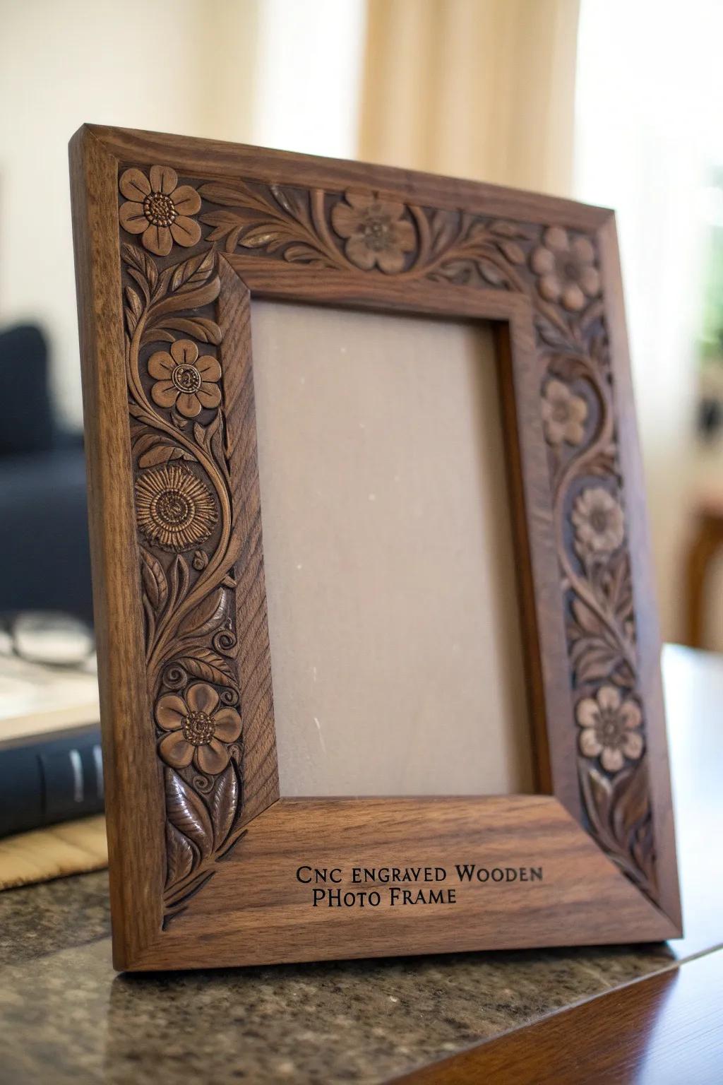 Capture your memories in style with exquisitely engraved photo frames.