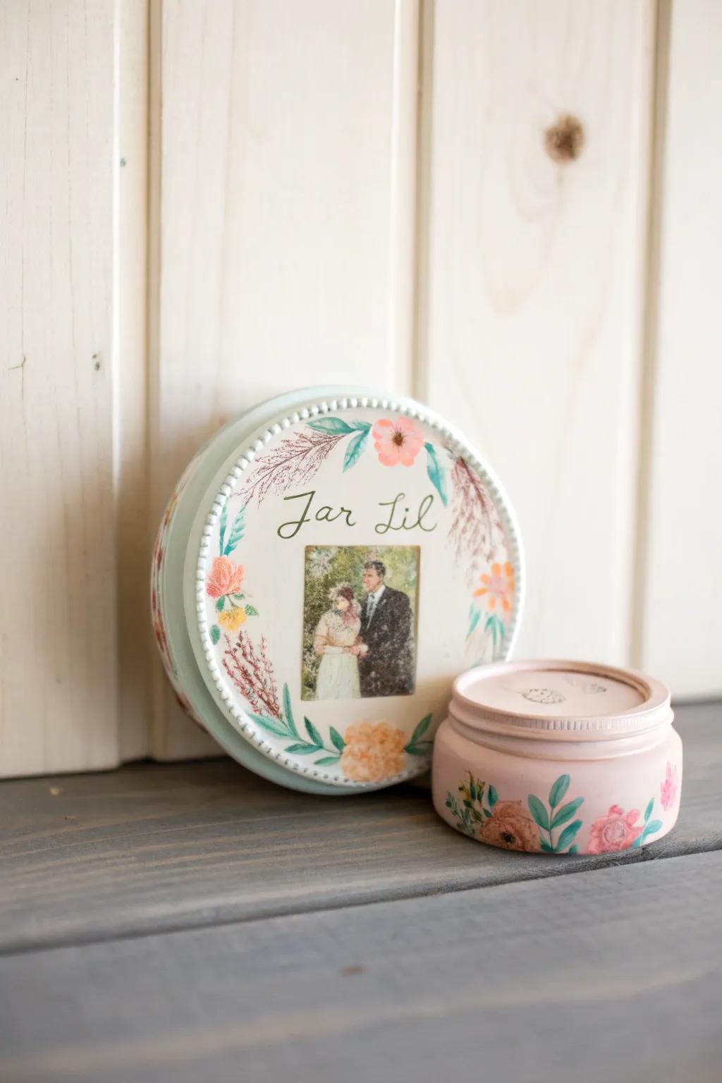 Elevate your fridge decor with charming DIY jar lid magnets—where simplicity meets personal flair.