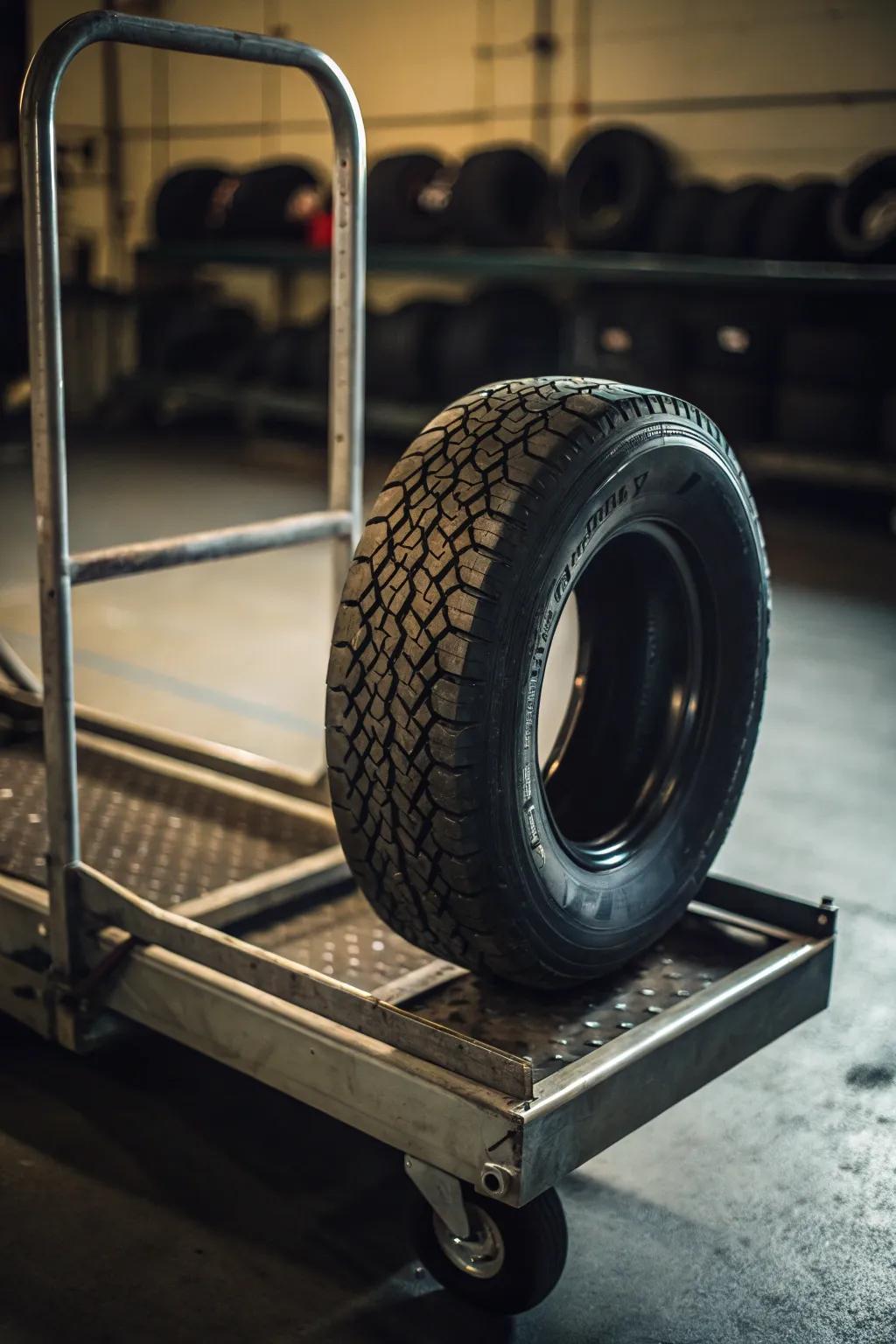 Upgrade your cart with these durable wheels for a smoother ride on any surface.