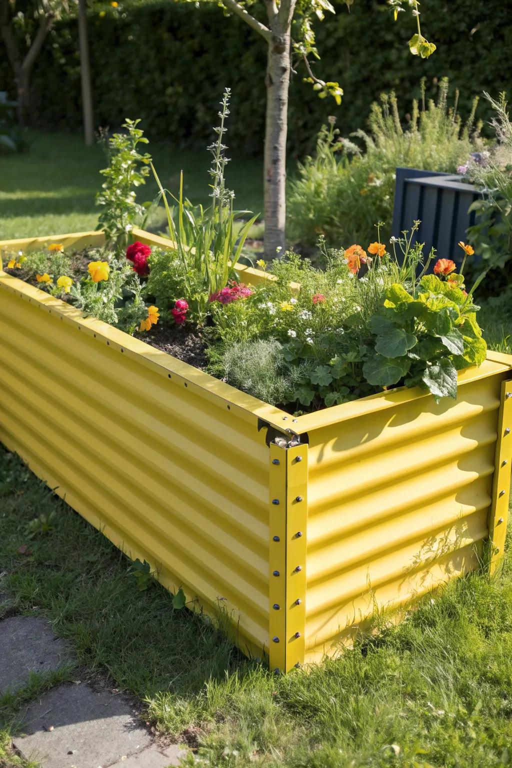 Infuse your garden with personality through bold, colorful metalwork!