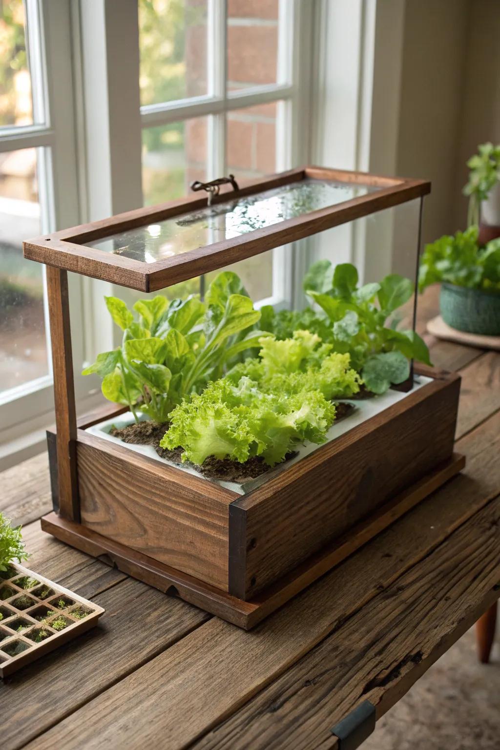 Discover the elegance of hydroponics with the Kratky method—no pumps, just pure growth.