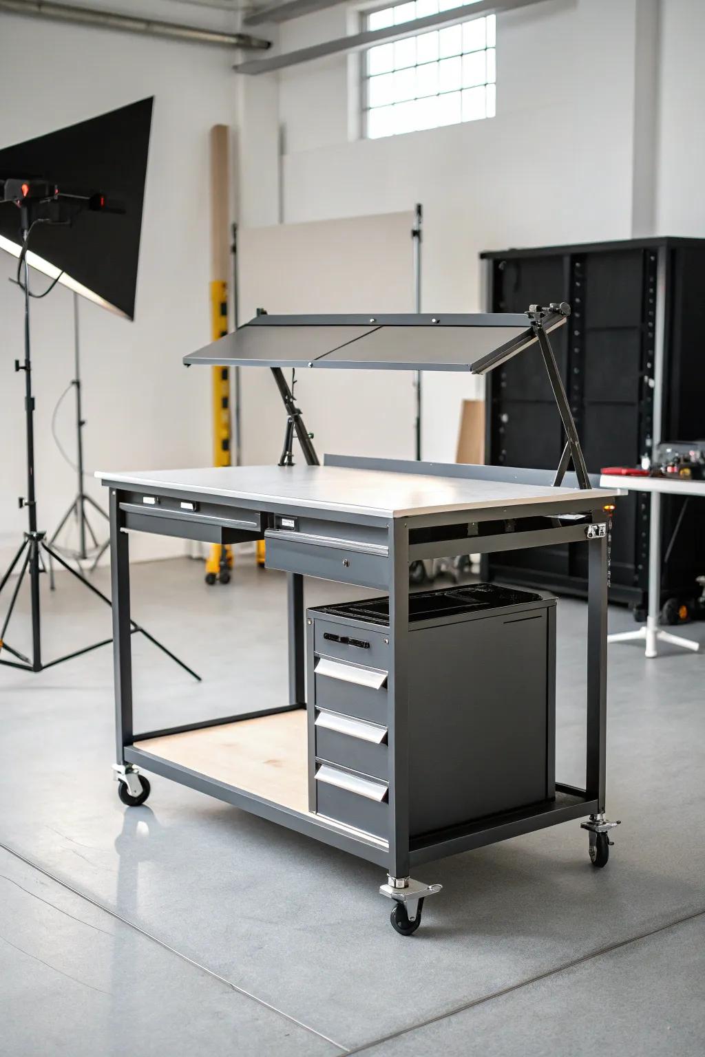 Easily replace the top of this versatile workbench for various projects.