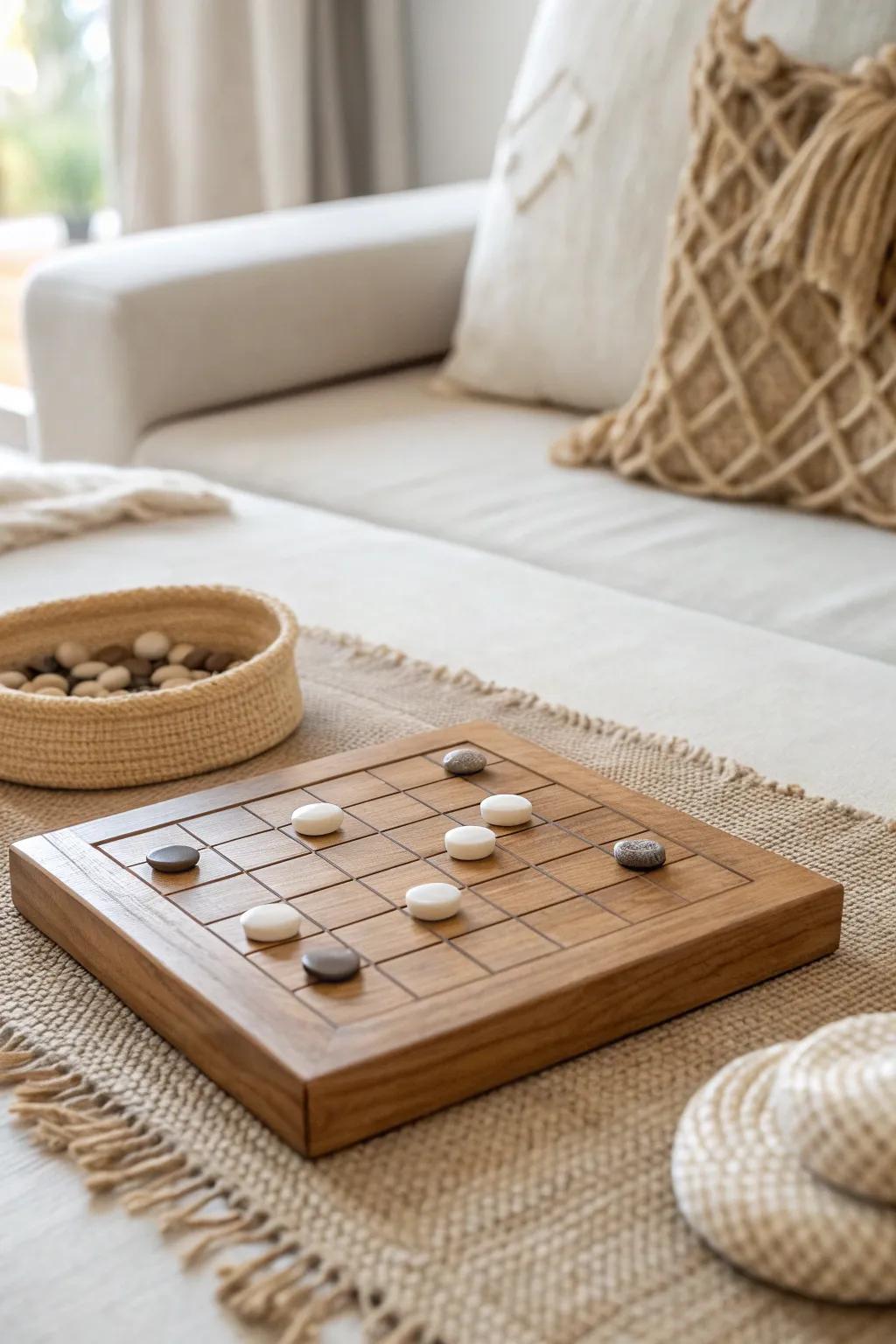 Elevate your movie night with a touch of Scandinavian simplicity and boho charm. 🎥✨