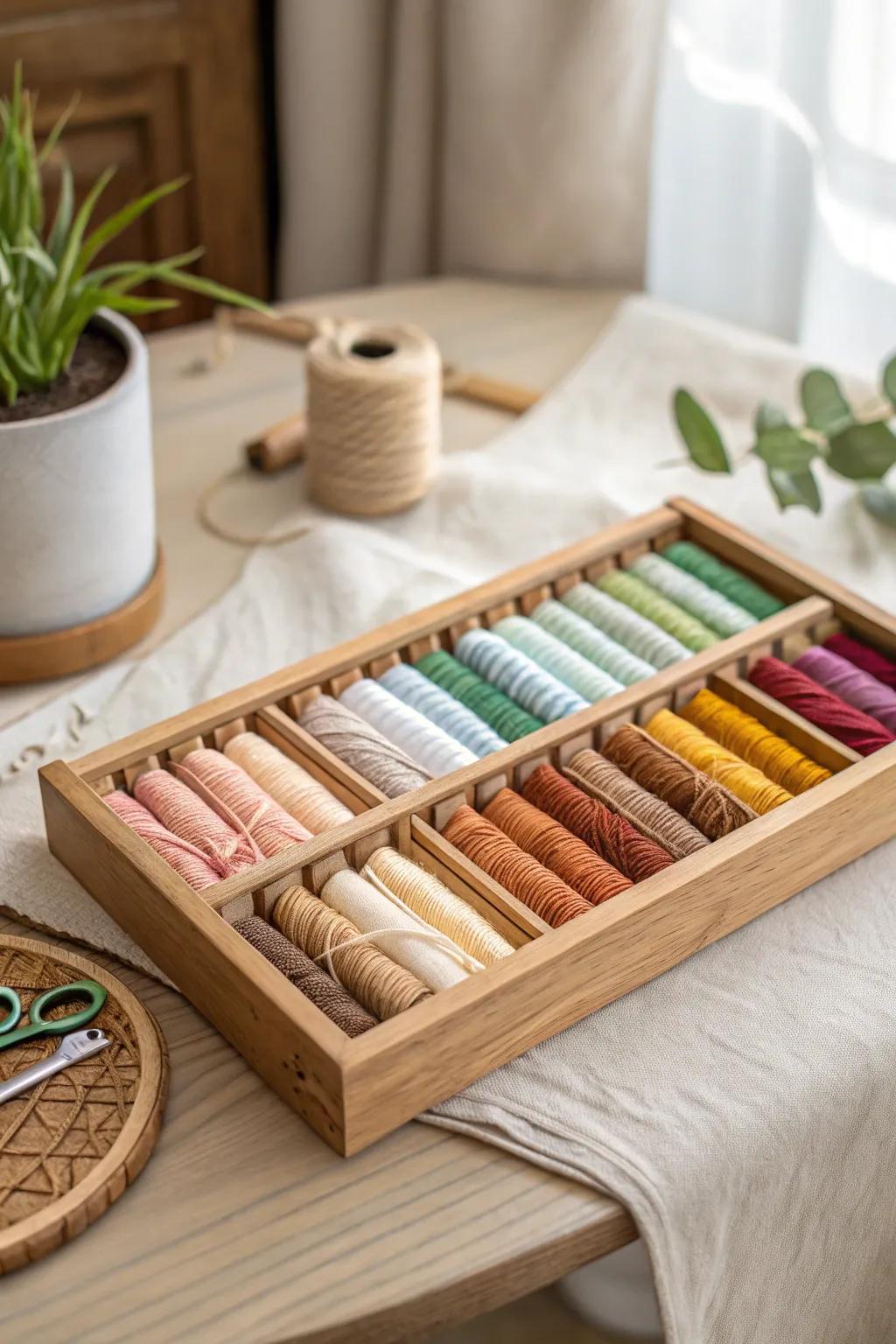 Bring order to your creativity with a touch of minimalist elegance.