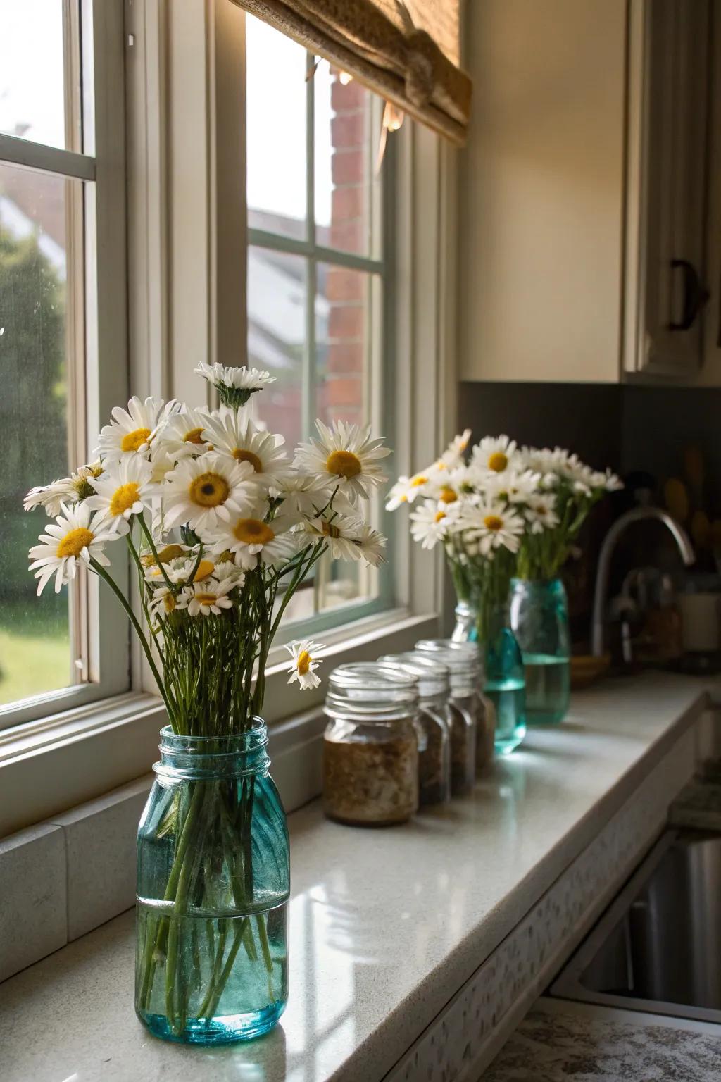 Daisies bring cheerful simplicity to your home.