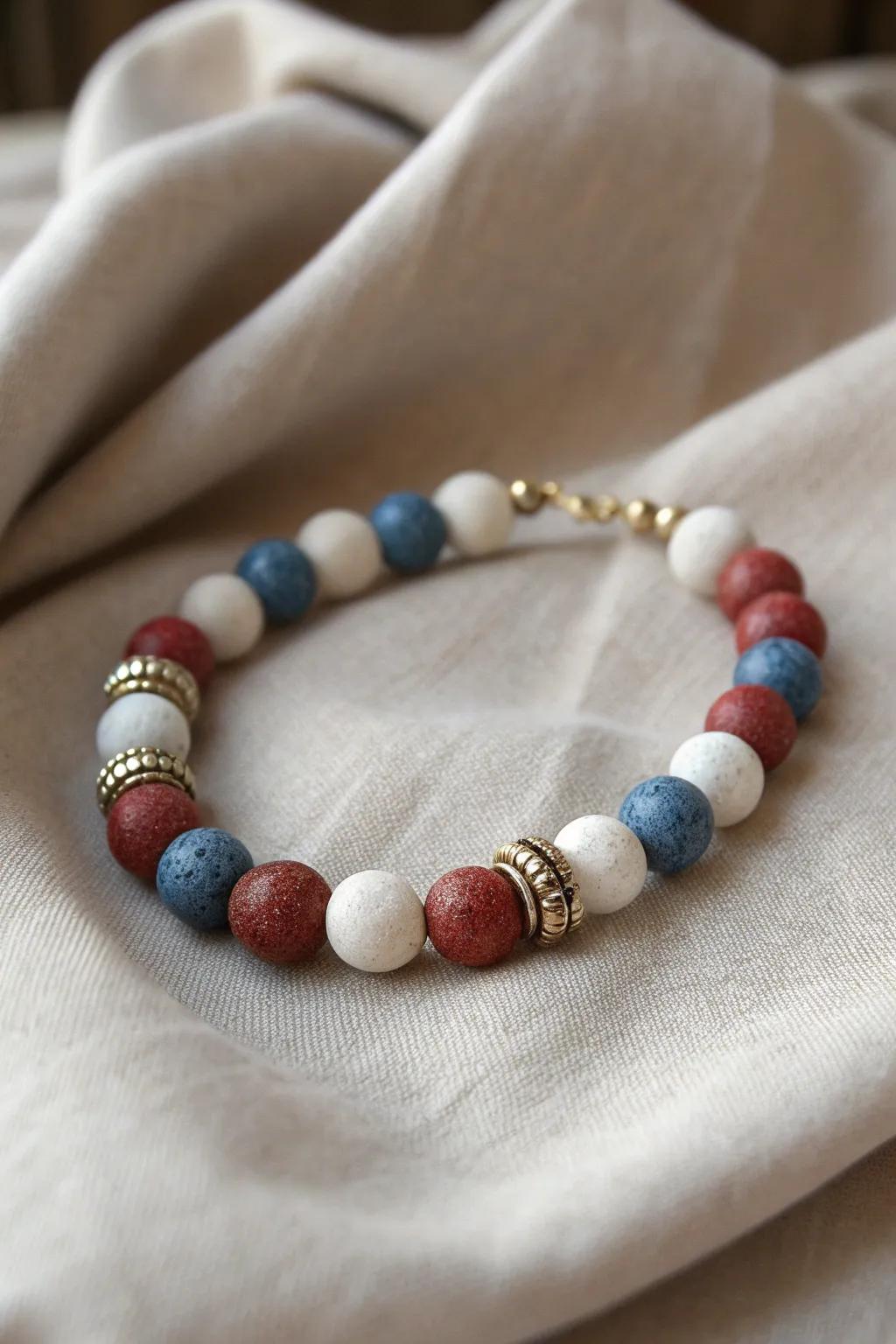 Elevate your Fourth of July style with a touch of metallic magic. 🌟 #HandcraftedElegance