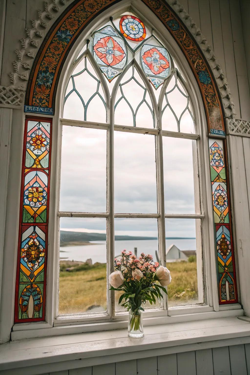 Embrace the art of framing with a touch of spirituality and natural elegance.