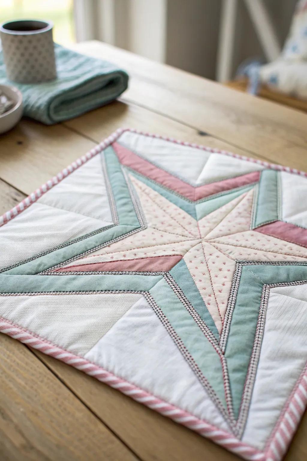 Add a playful touch to your quilting with a freeform zigzag stitch, perfect for star blocks!