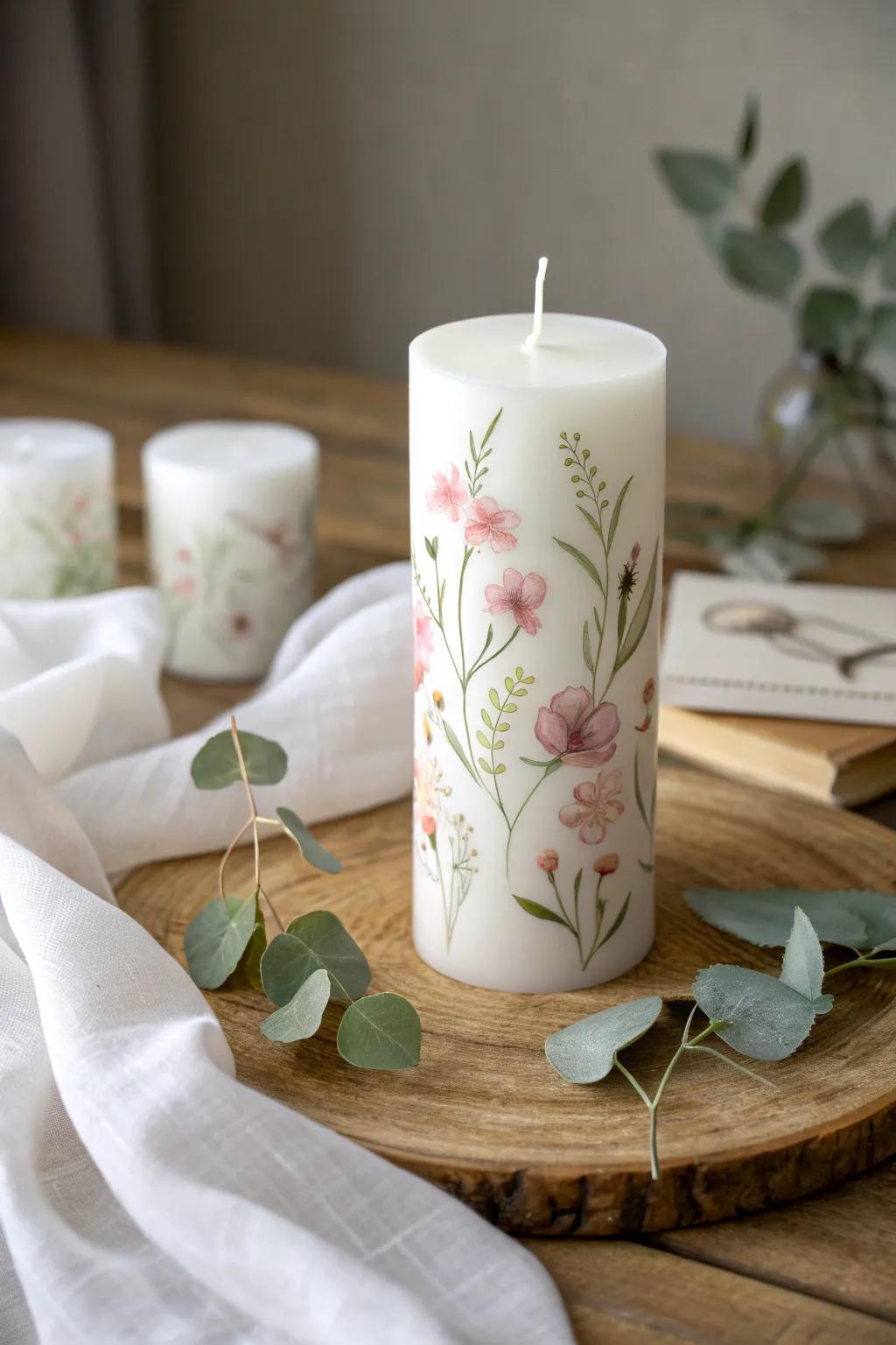 Unleash your creativity with candle painting - a simple craft that transforms the ordinary into extraordinary décor.