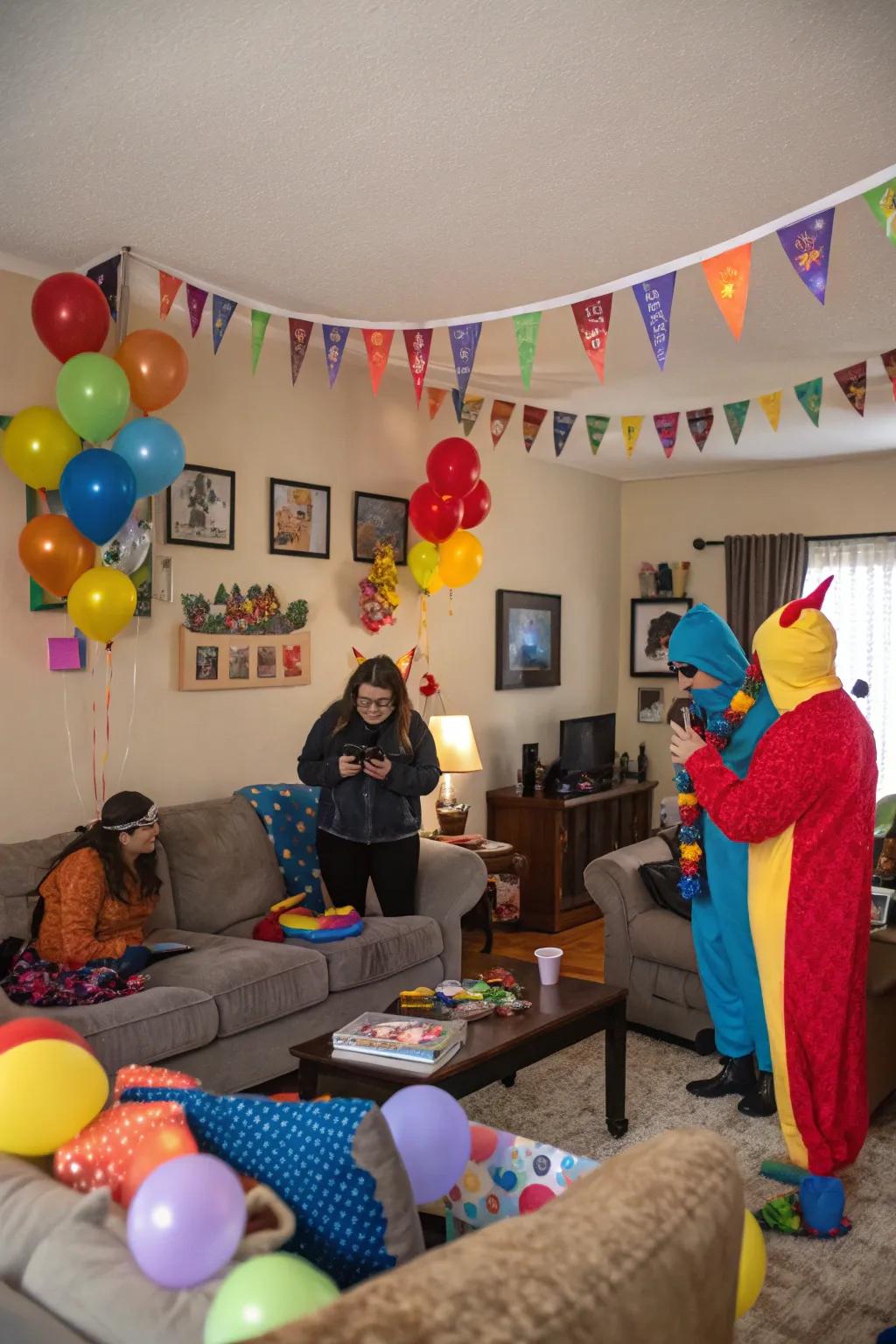 Throw a themed costume party for a fun and imaginative birthday.