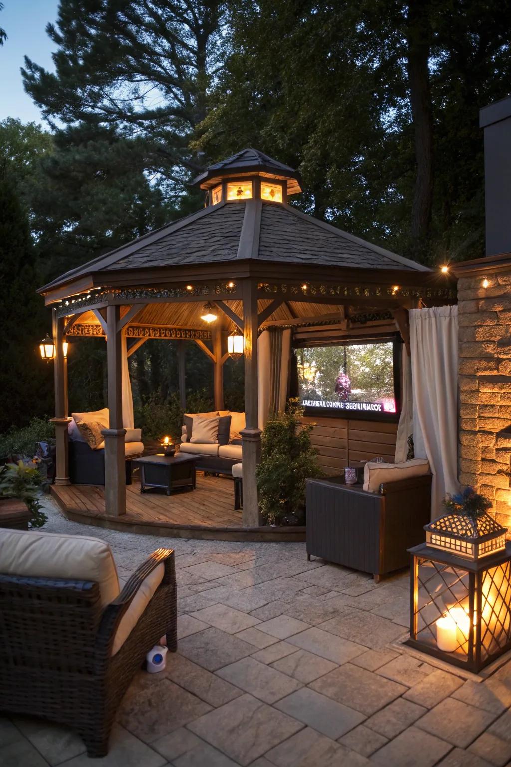 Weatherproof enclosures are essential for outdoor TV longevity.