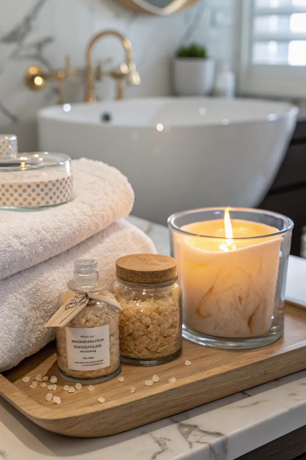 Transform her home into a spa with a serene gift set.