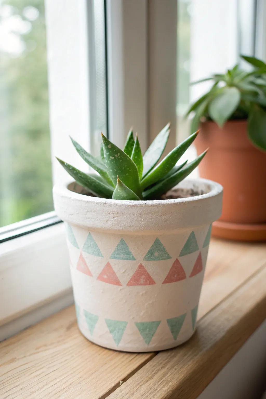 Add a personal touch to your windowsill with a handcrafted planter—simple, stylish, and full of charm.