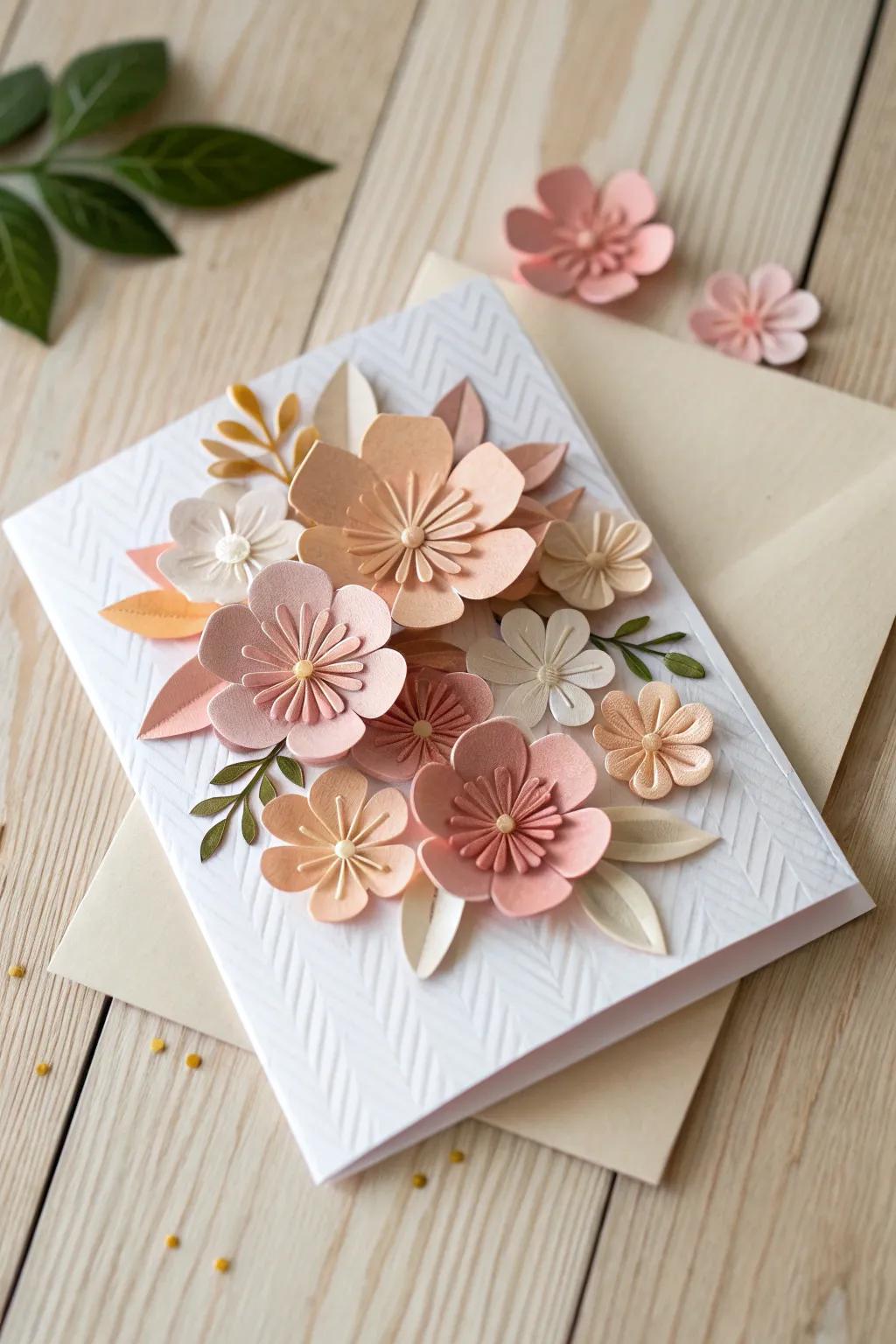Surprise her with a touch of craftsmanship and beauty this Women's Day with a delicate pop-up card.