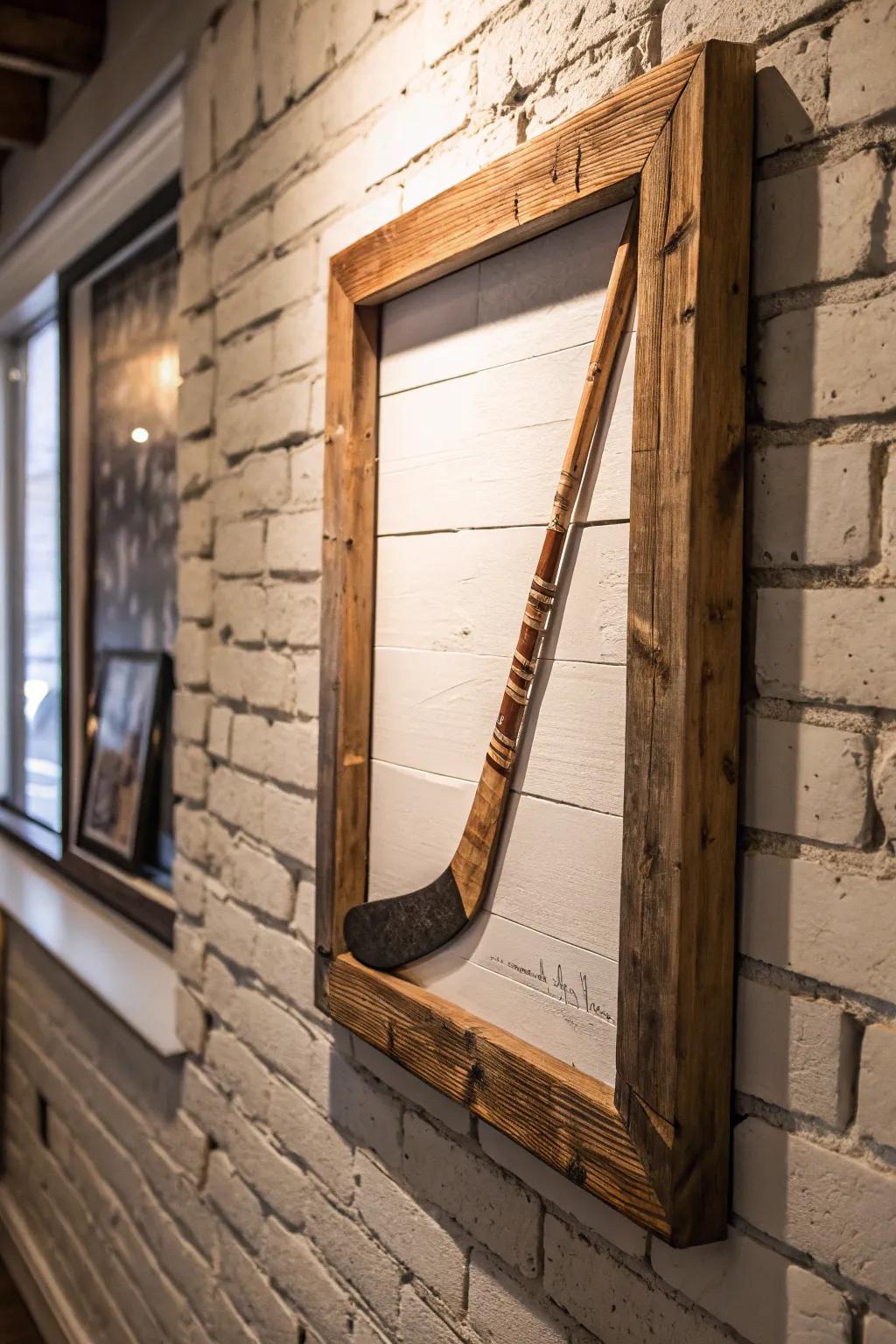 Celebrate the art of hockey with handcrafted elegance.