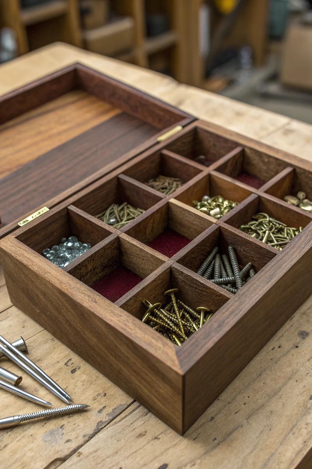Craftsmanship meets organization—Create your custom organizer box for the ultimate DIY experience.