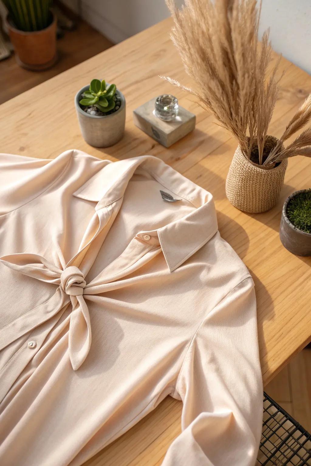 Master the art of simplicity with the Rubber Band Trick – your go-to for effortless style without the fuss of knots.