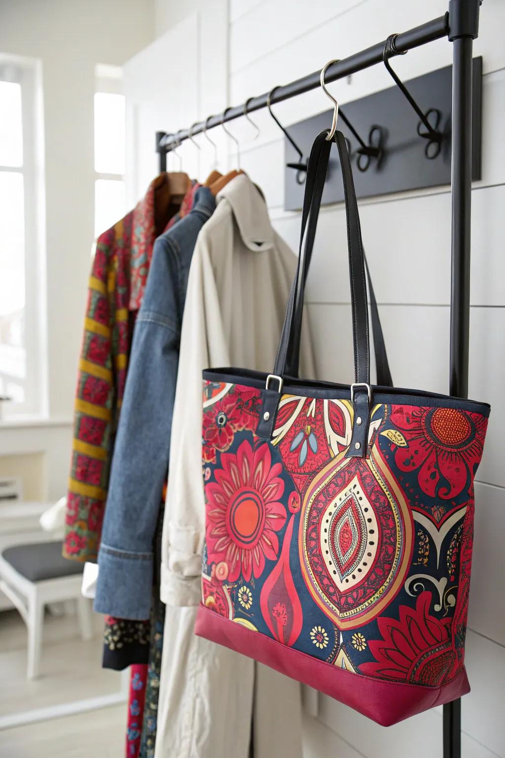 A fashionable tote bag for all her essentials.