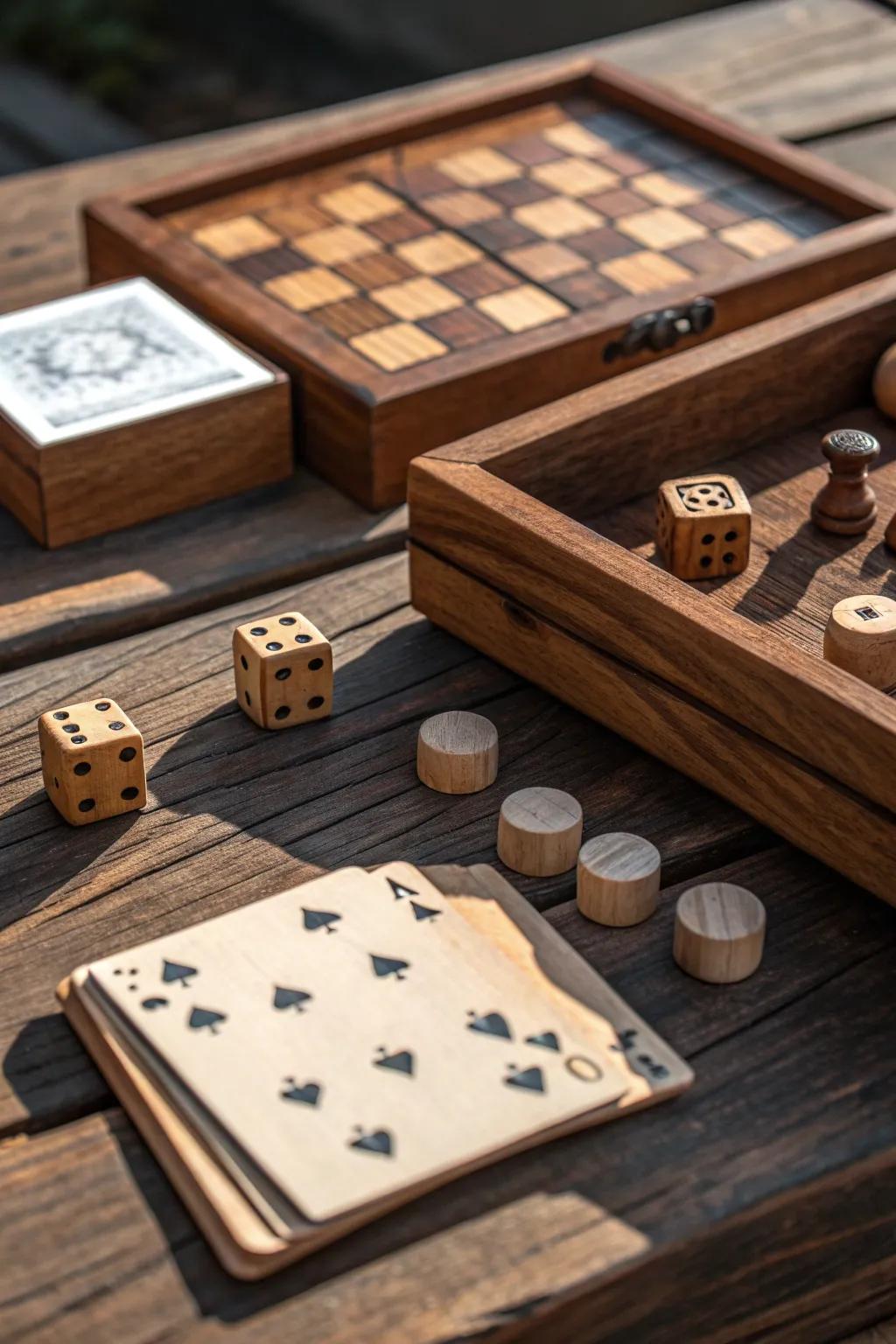 Elevate your game nights with handcrafted elegance and customizable creativity.