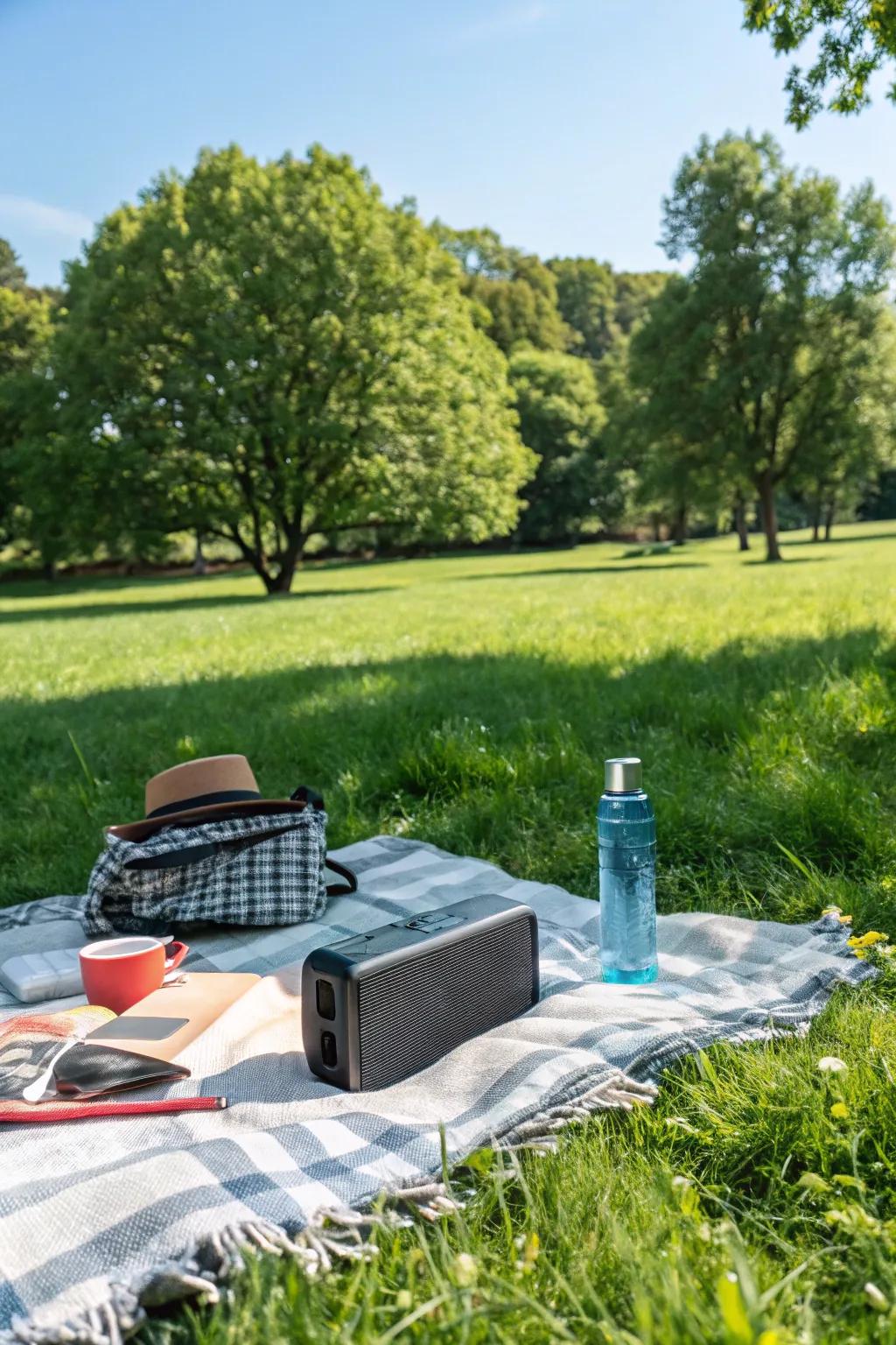 Take the party anywhere with a portable Bluetooth speaker.