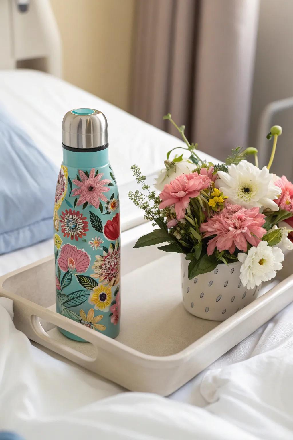 A stylish water bottle to keep hydration levels in check.