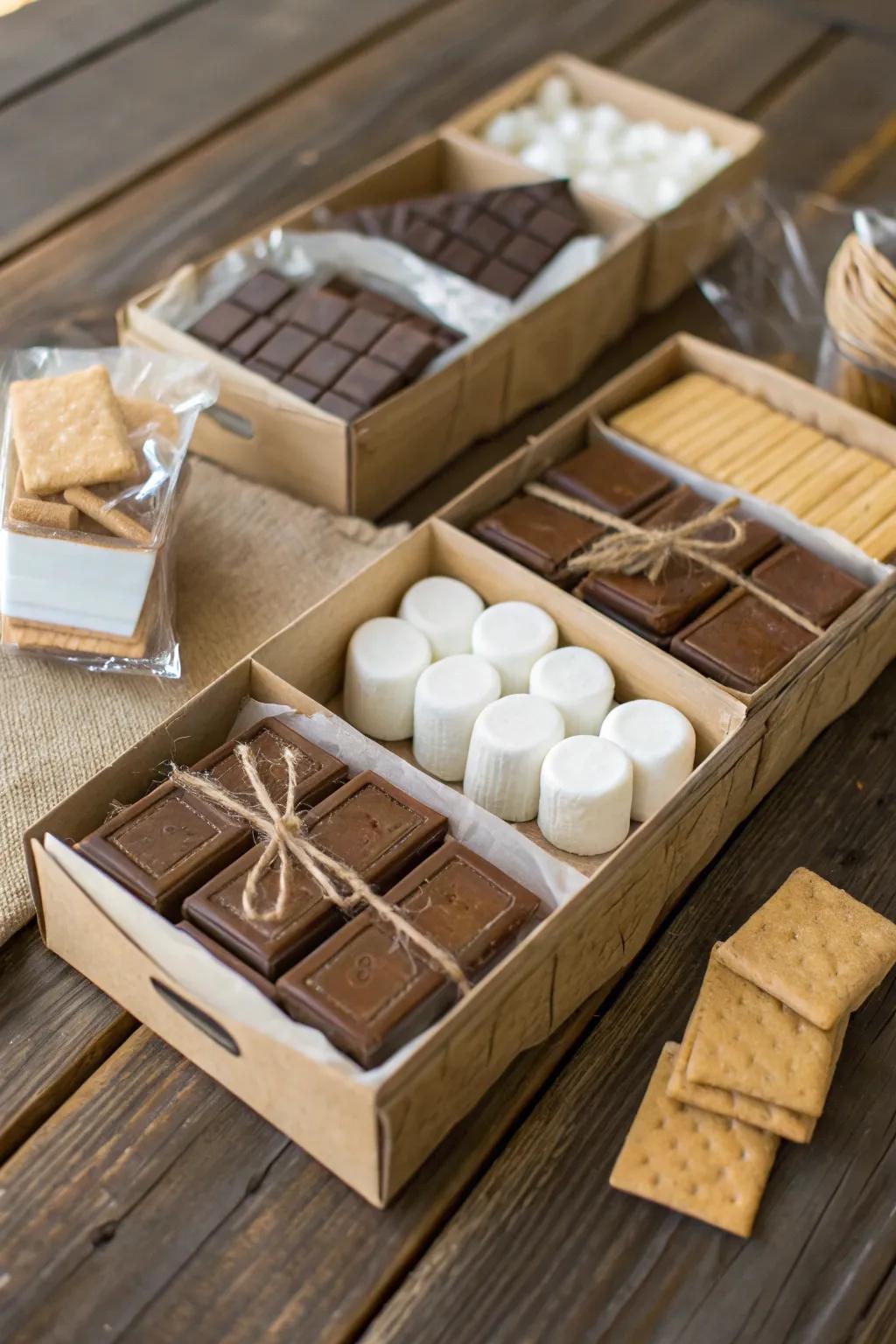 Bring back sweet memories with DIY s'mores kits.